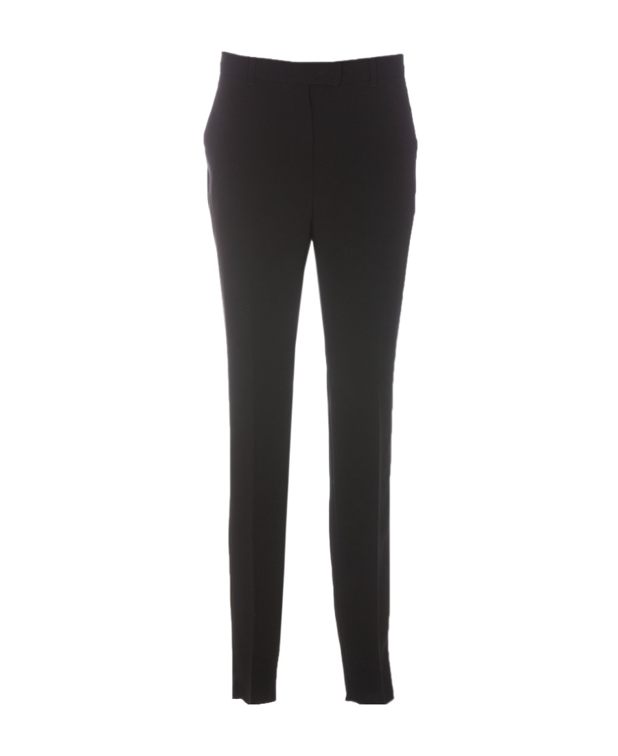 Max Mara Studio Pantalone Lungo Neutro In Black