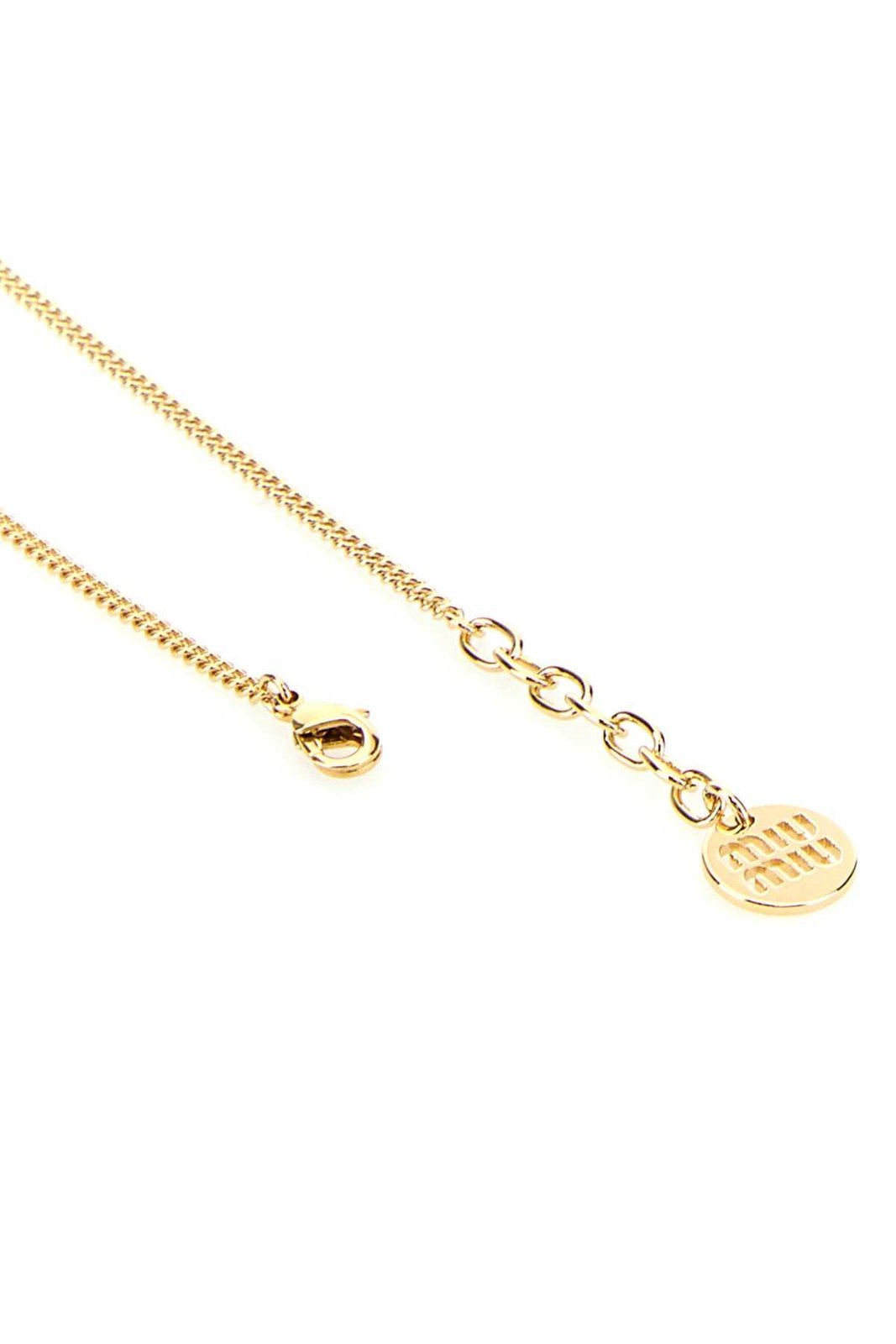 Miu Miu Bracciale In Metallo Smaltato In Gold