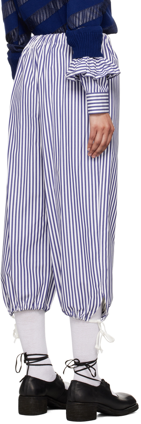 COMME DES GARÇONS STRIPED CASUAL PANTS 