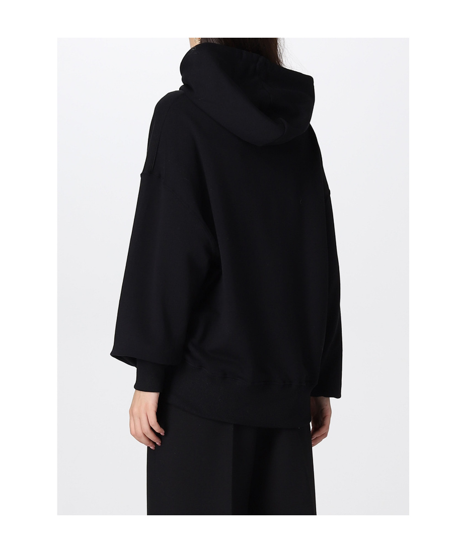 Msgm Logo-print Sweatshirt In Black