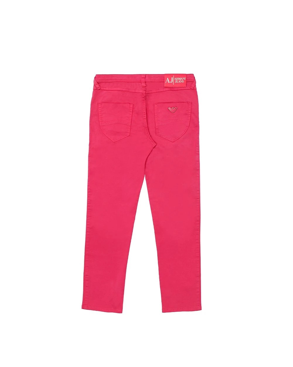 Shop Armani Jeans Logo Jeans In Pink