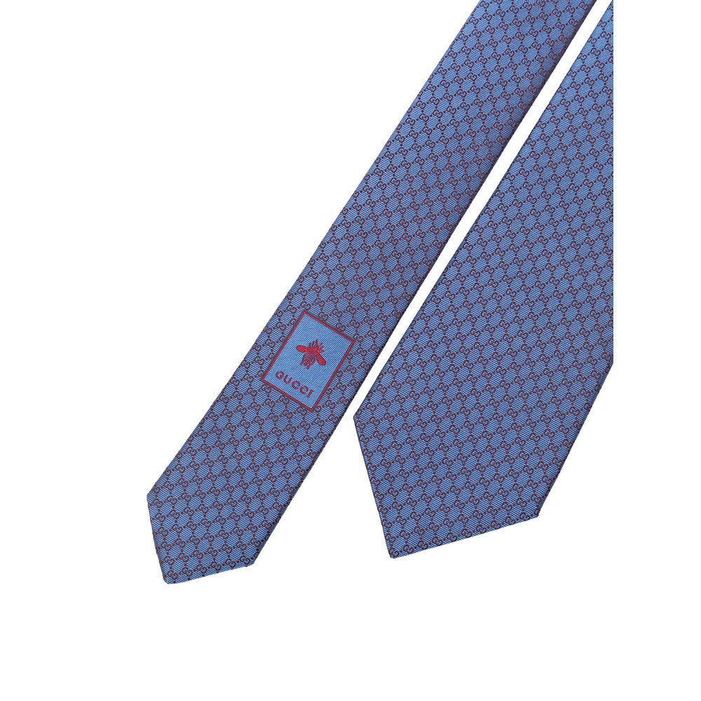Gucci Pointed Tie In Blue