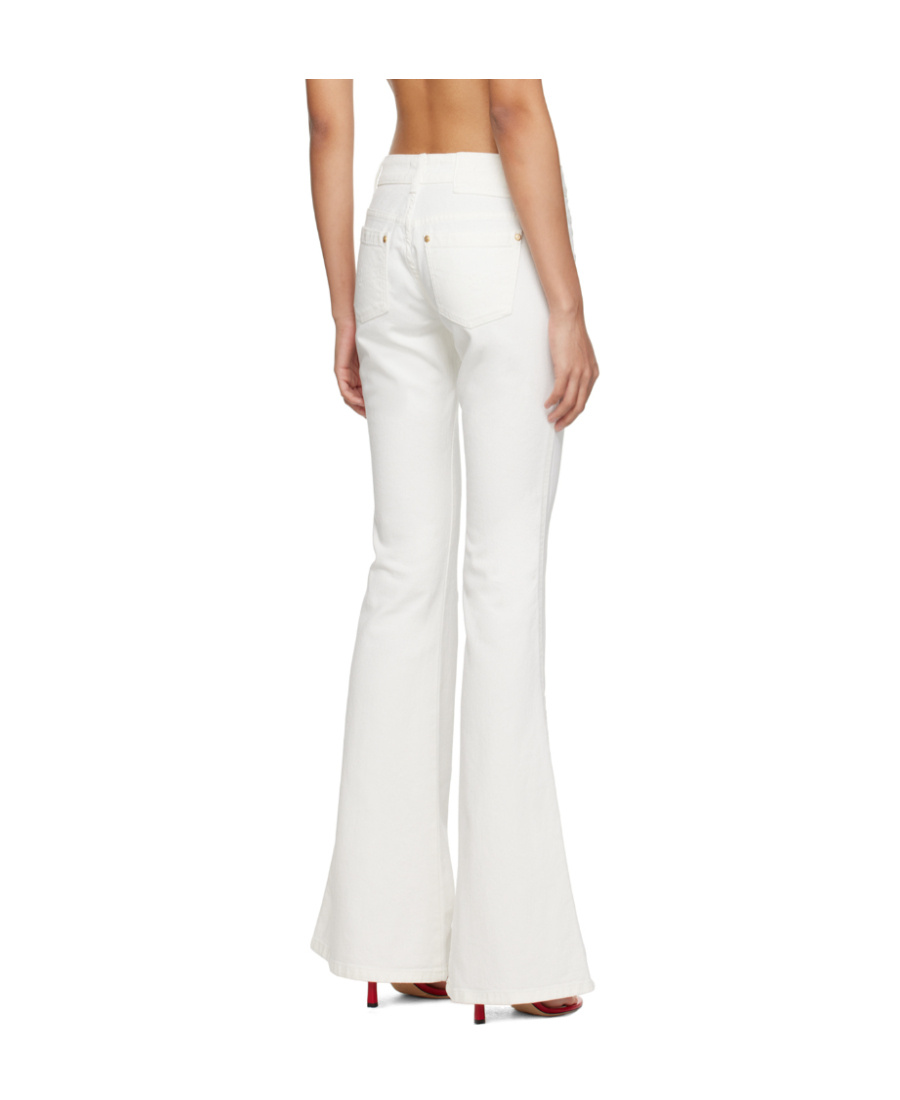 Blumarine Straight-leg Jeans In White