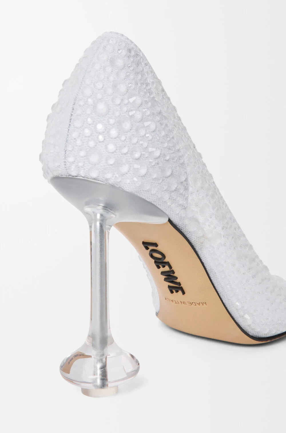 Loewe Square-toed High Heels In Transparent