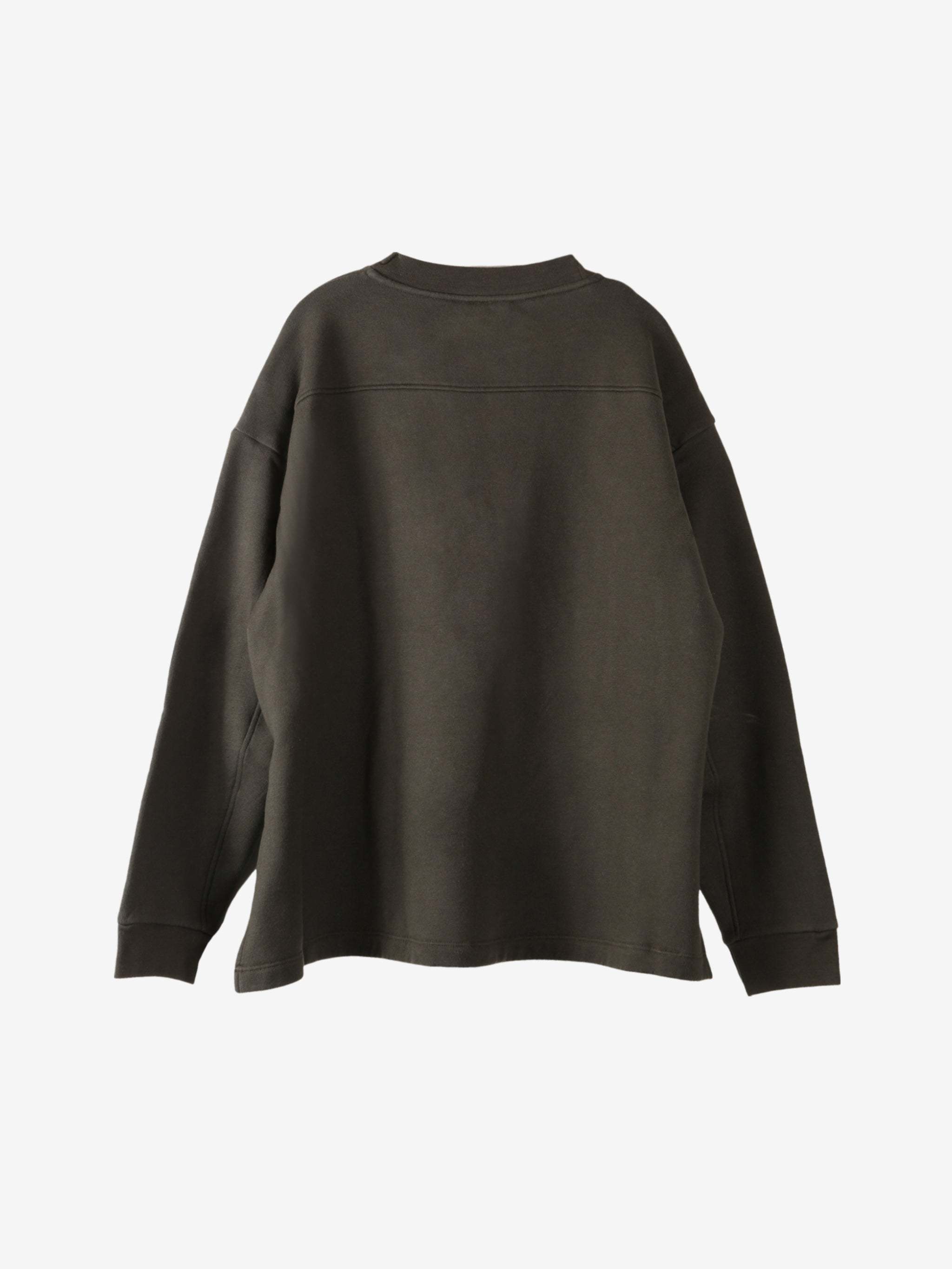 The Row Round Neck Long Sleeve T-shirt In Black