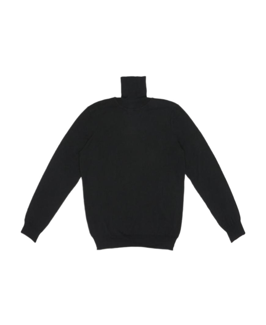 Ferragamo High-necked Sweater In Black