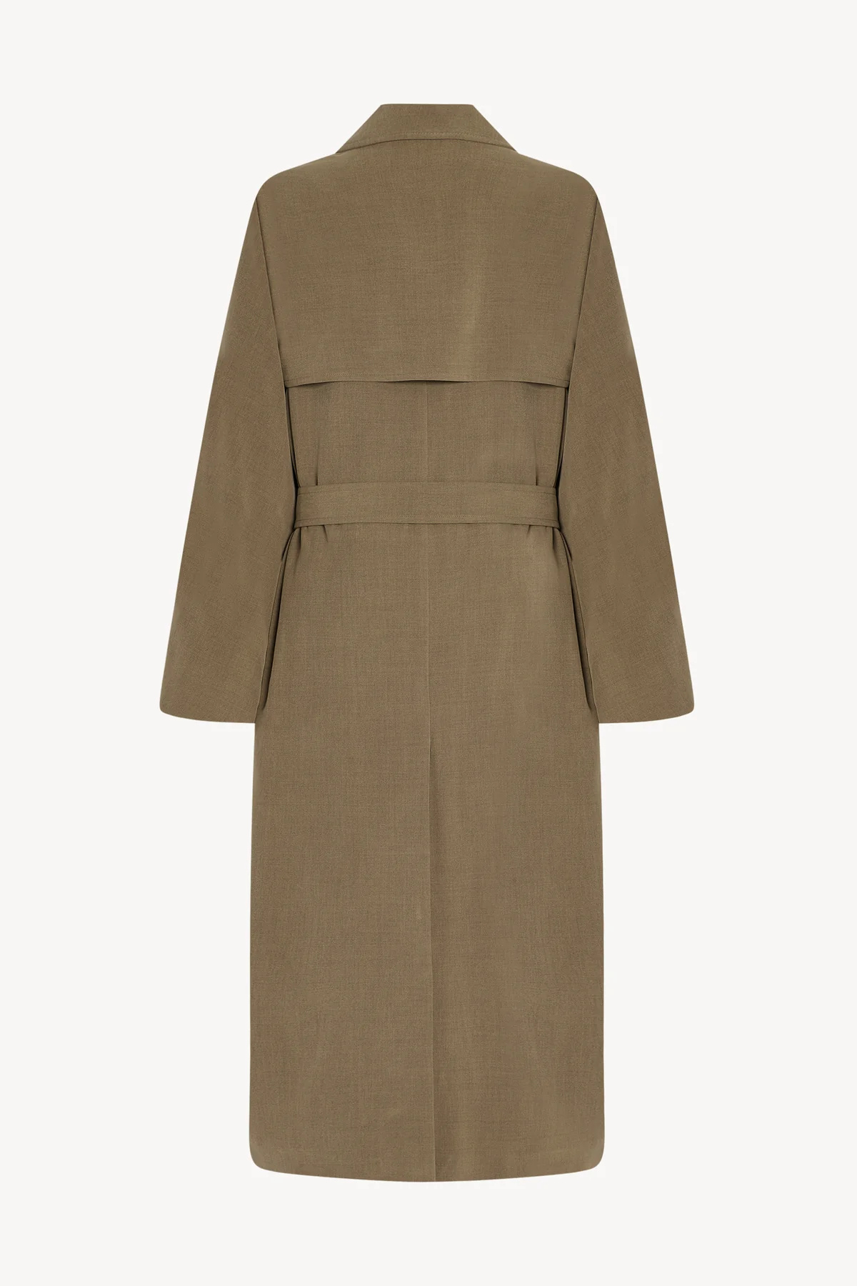 The Row Rhydian Coat Beige Grey In Nude