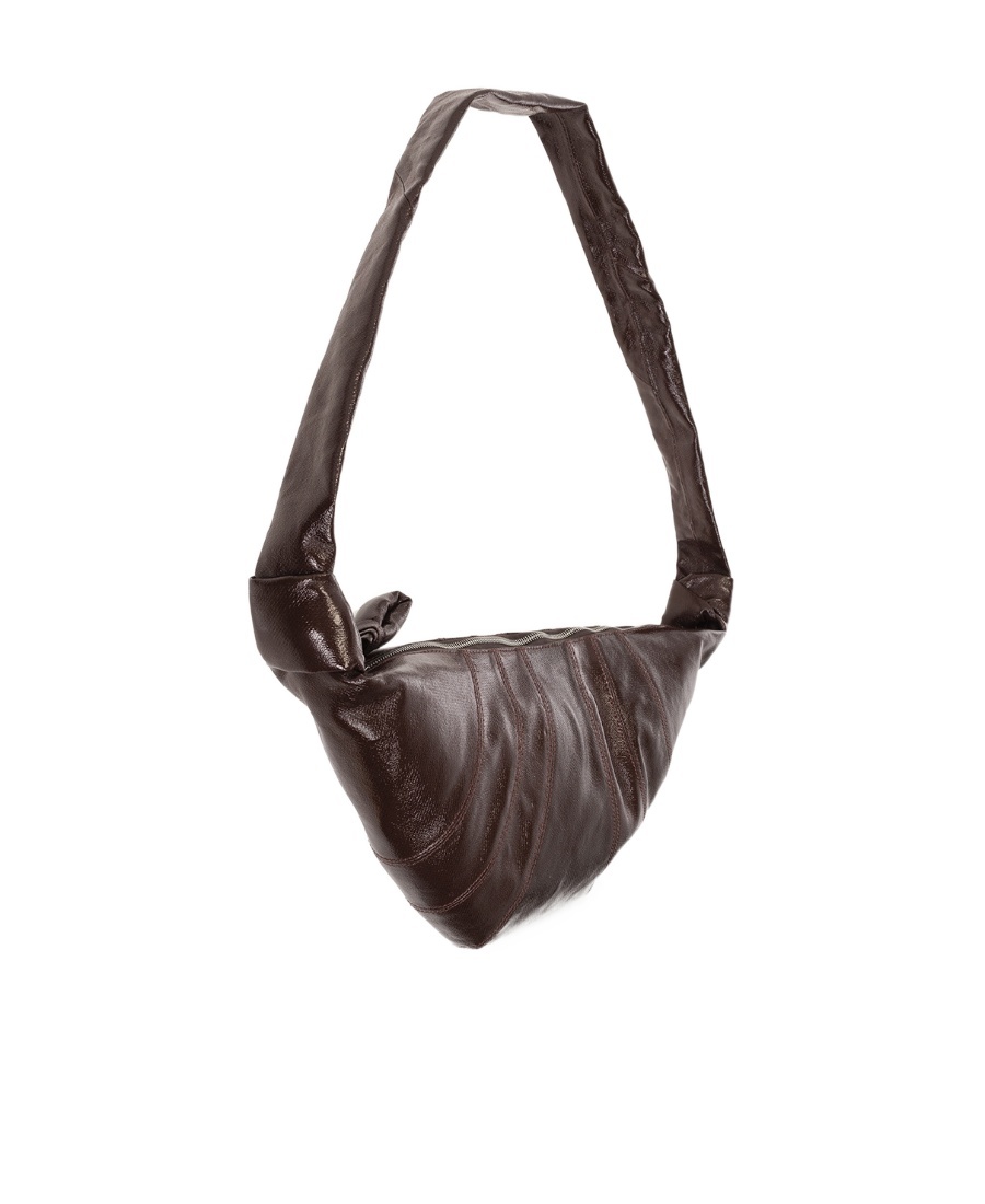 Lemaire Medium Croissant Shoulder Bag In Brown