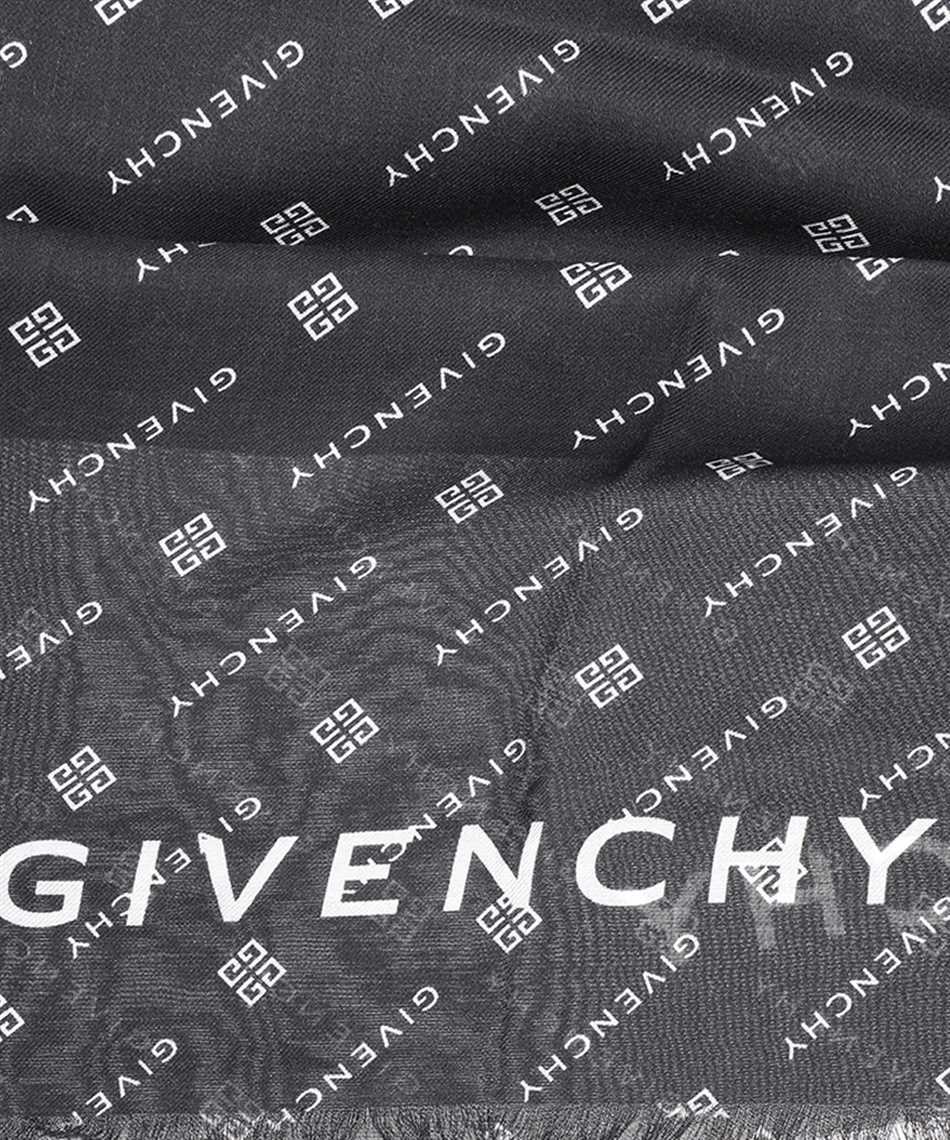 Givenchy Logo Scarf In Black