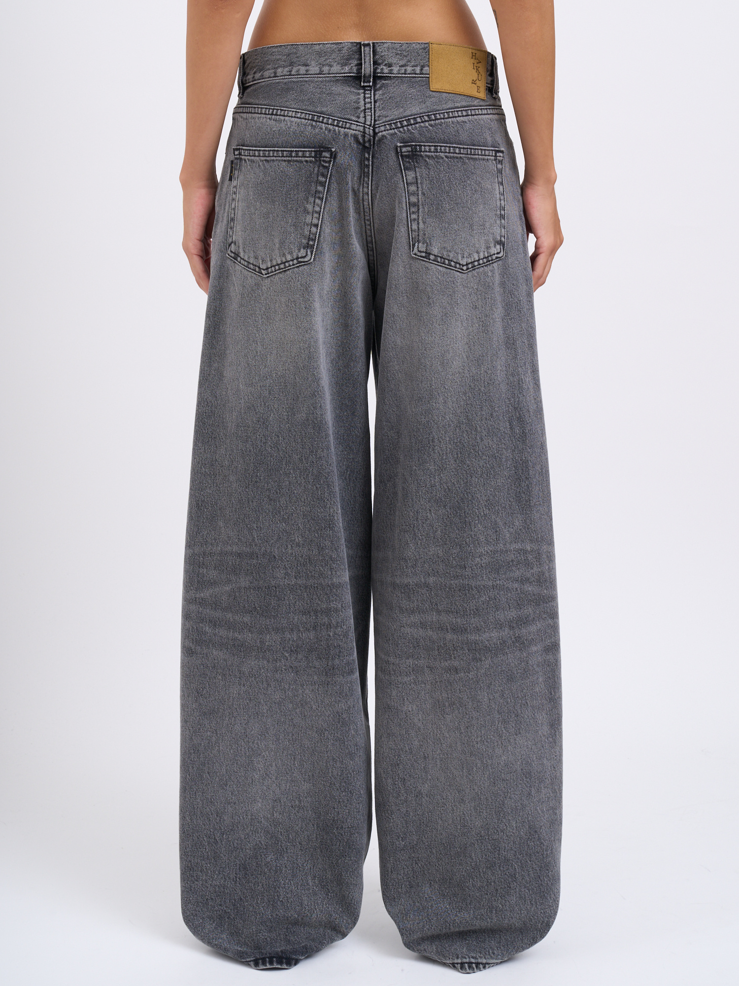 Haikure Wide-leg Jeans In Animal Print