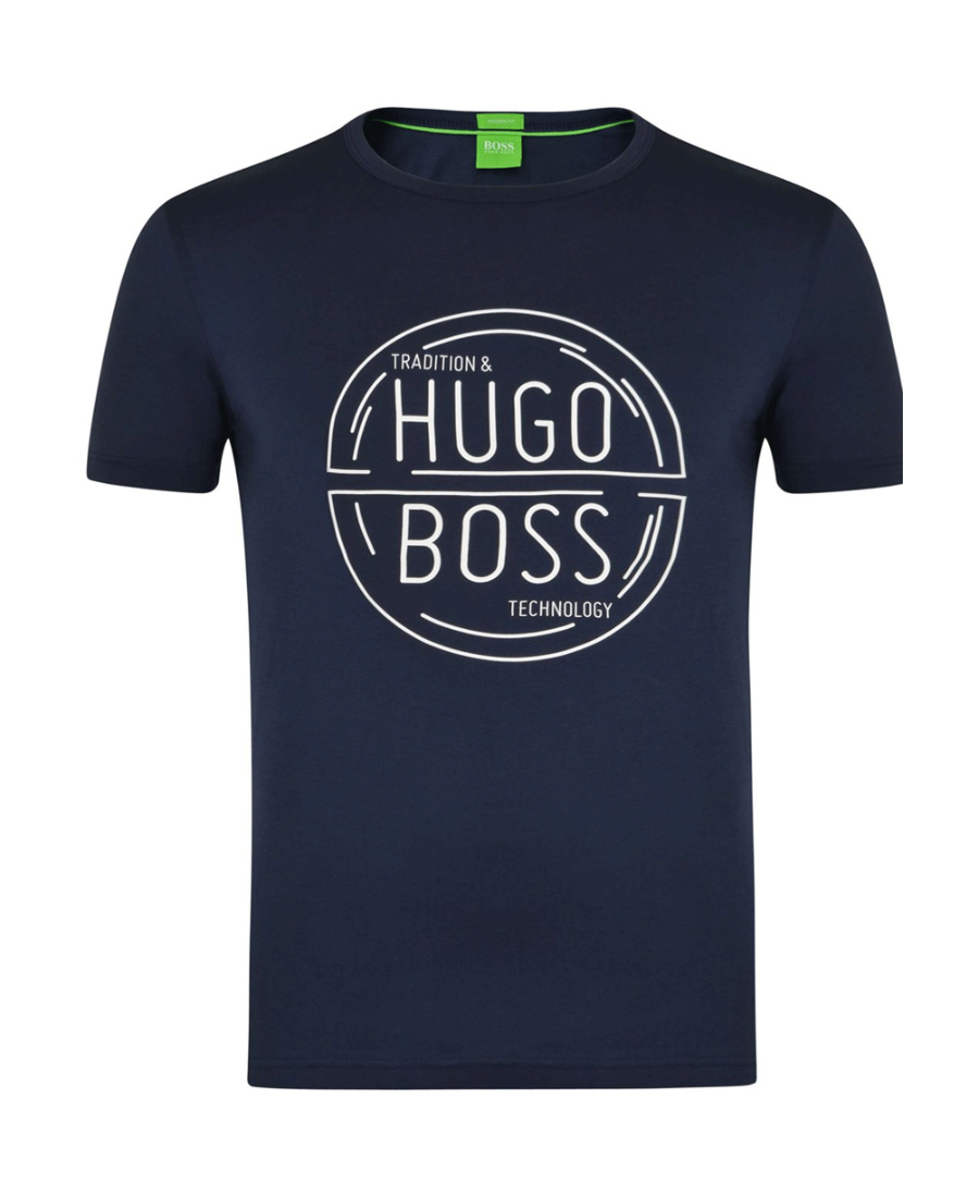 Hugo Boss Logo Detail T-shirt In Black