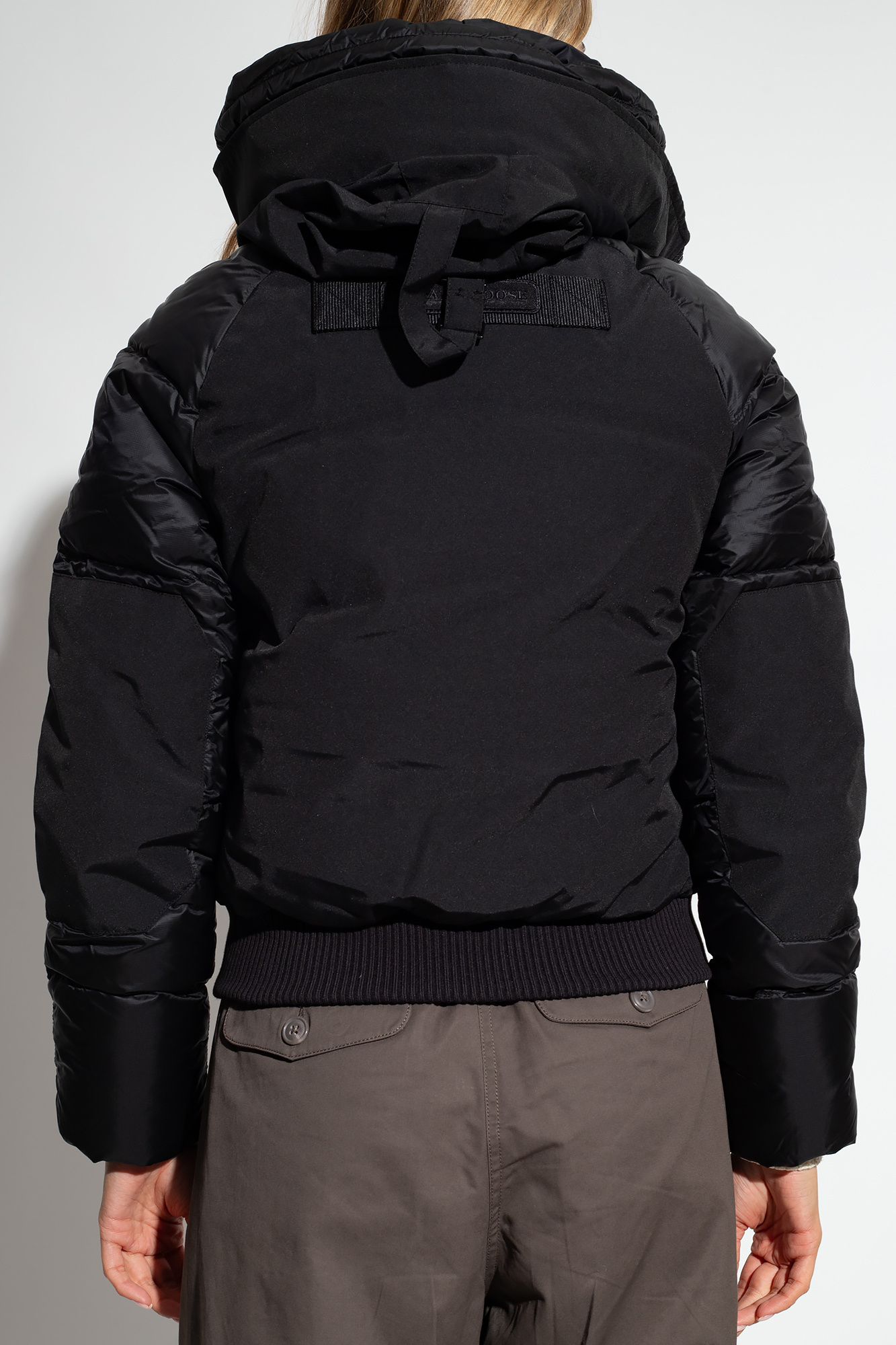 Canada Goose Paradigm Chilliwack Hooded Bomber Jacket In Black
