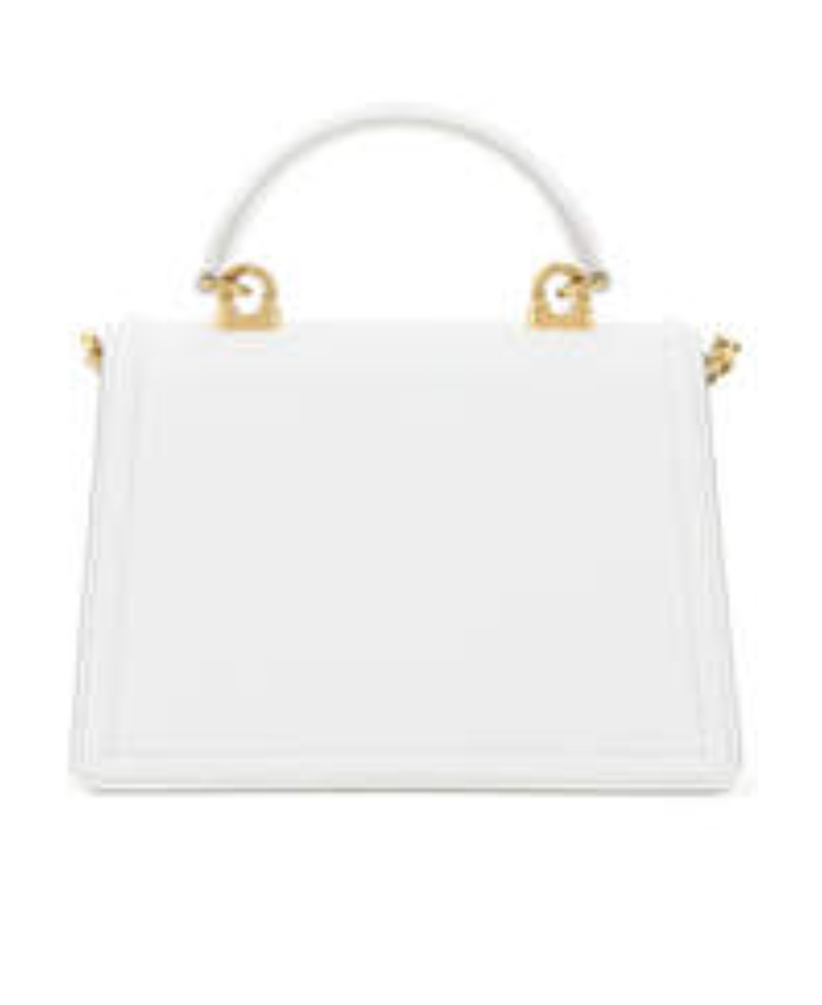 Dolce & Gabbana Mini Devotion Top-handle Bag In White