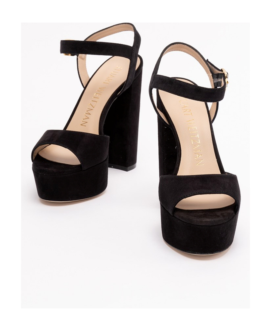 Stuart Weitzman Ryder High-heeled Sandals In Black