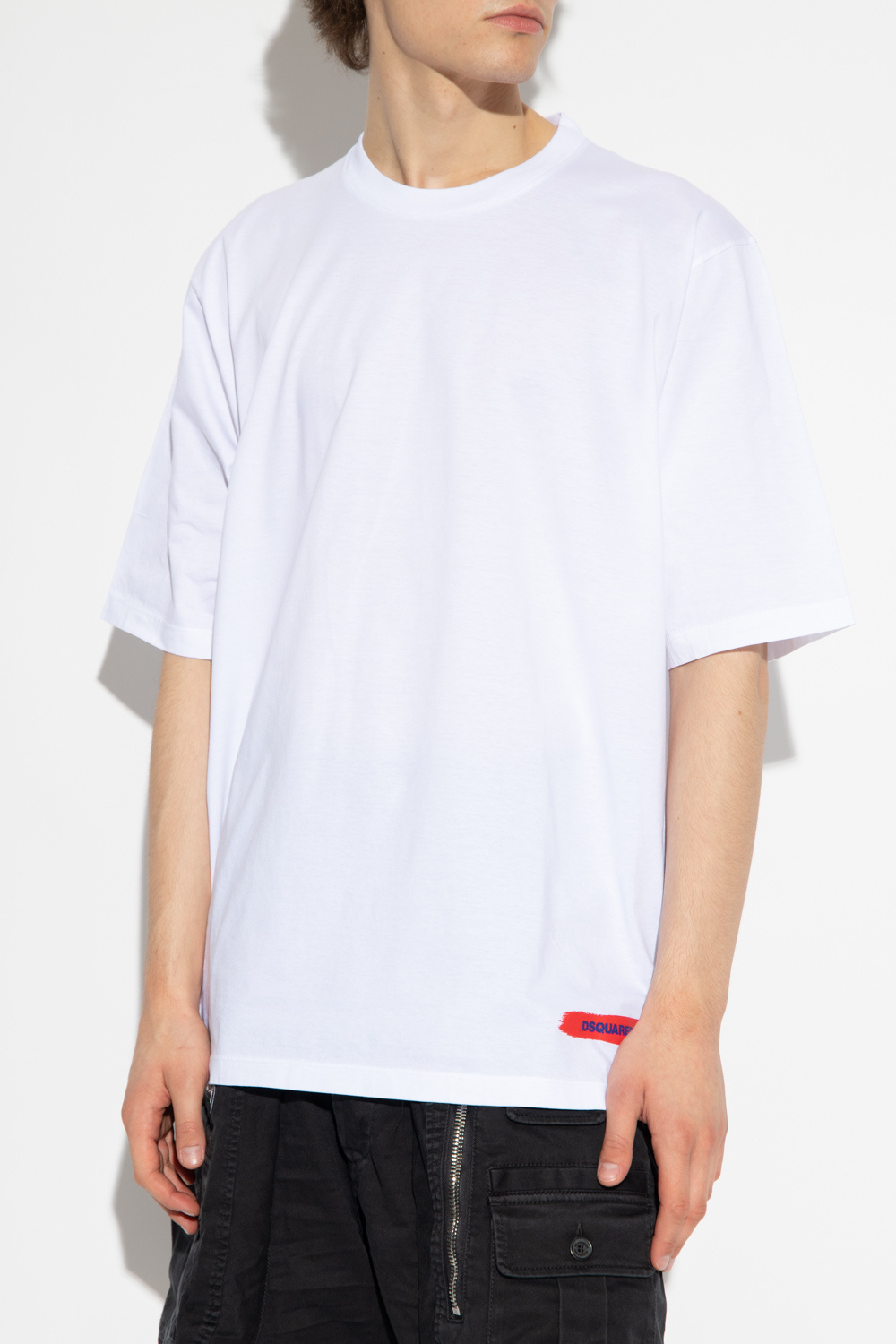 Dsquared2 Logo Printed Crewneck T-shirt In White