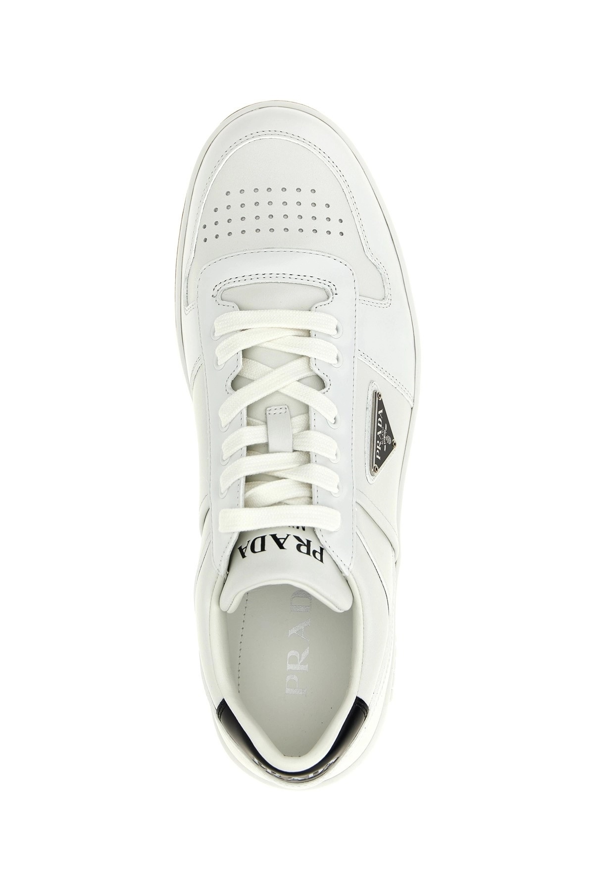 Prada Downtown Leather Low-top Sneakers