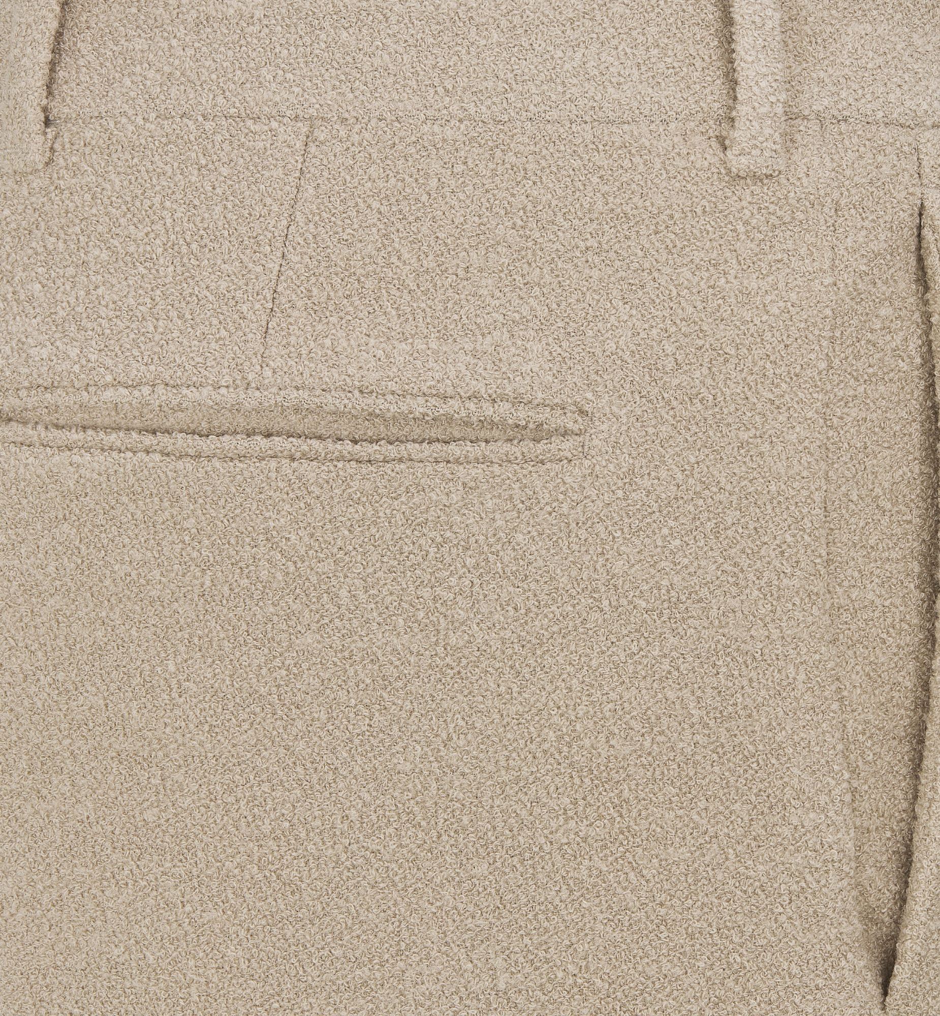 Dior Belt Ring Wool Casual Pants In Nude