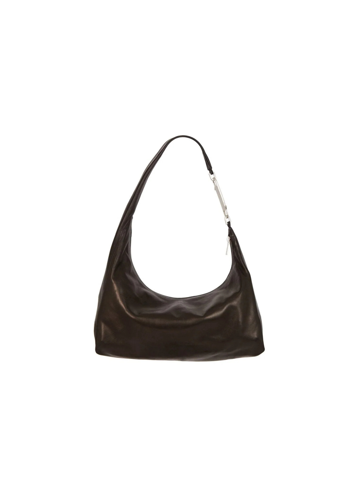 Rick Owens Zipper Shoulder Bag In Black