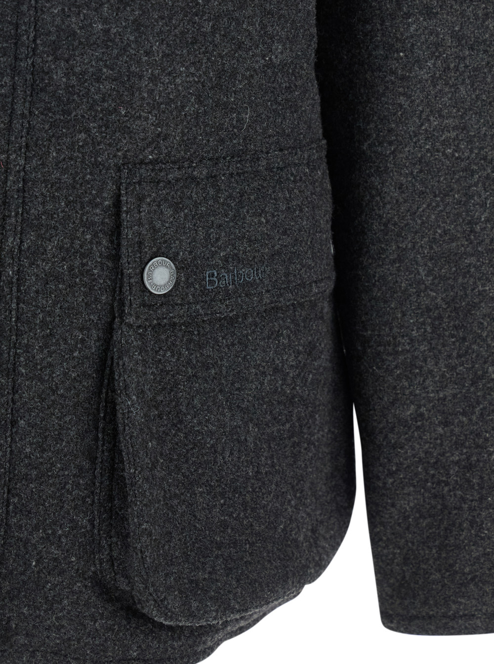 Barbour Long Sleeve Jacket In Gray