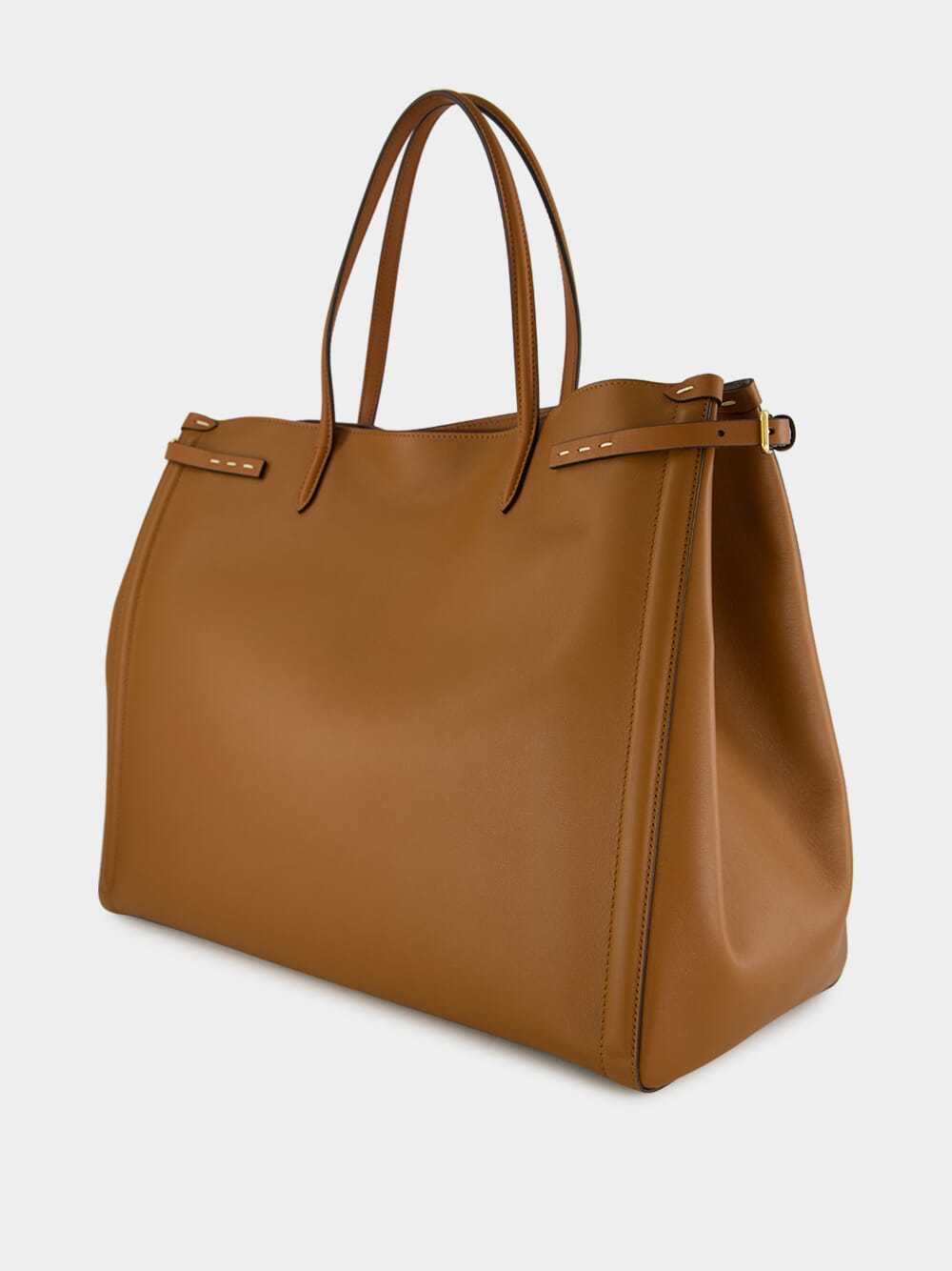 Valentino Medium Antibes Tote Bag In Brown