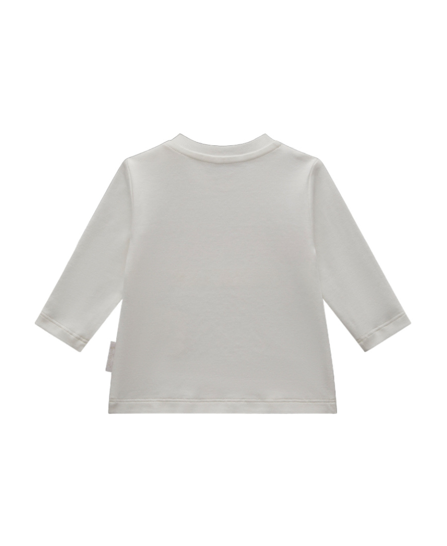 Moncler Open-necked Black Shirt In White