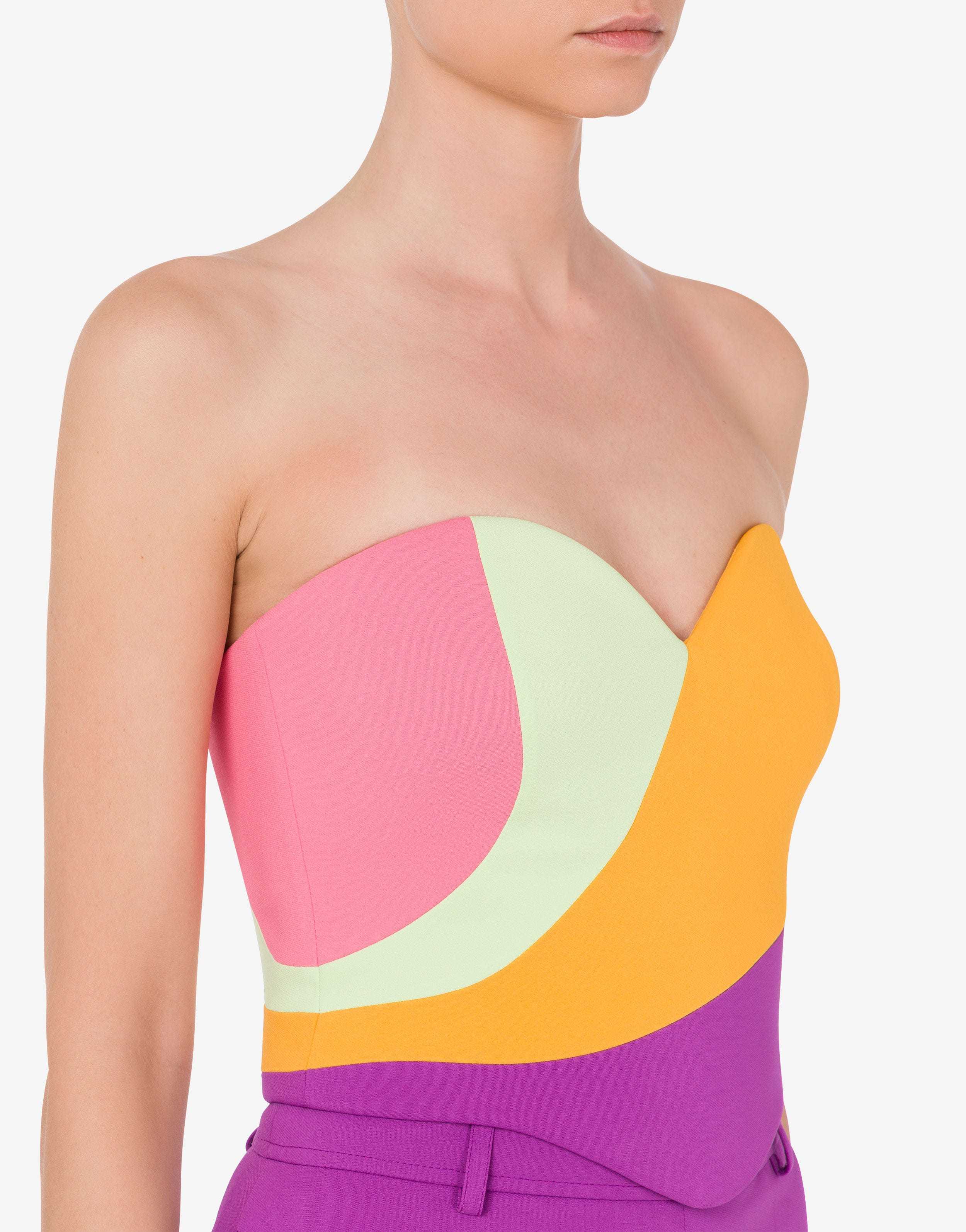 Moschino Short Jacket In Multicolor