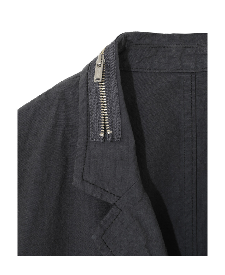 Undercover Dark Grey Cotton Blazer In Black