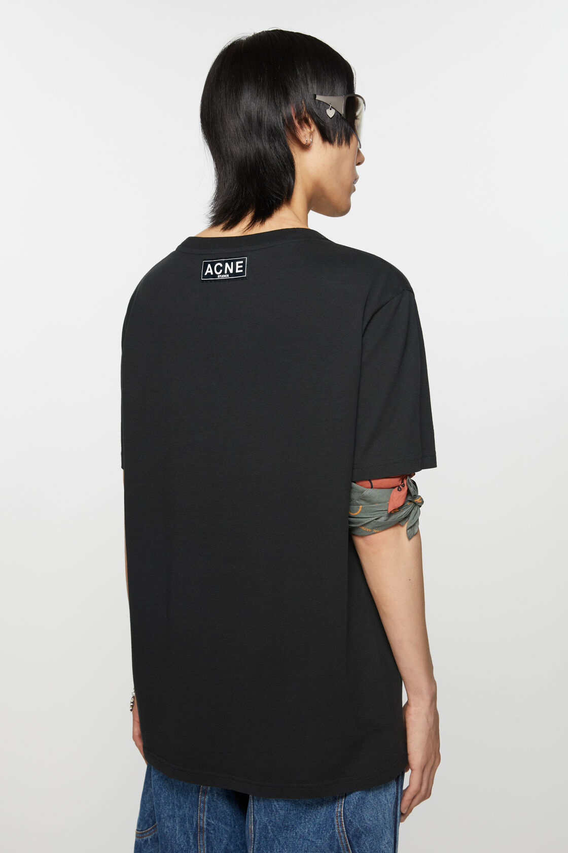 Acne Studios Everest Logogram T-shirt In Black