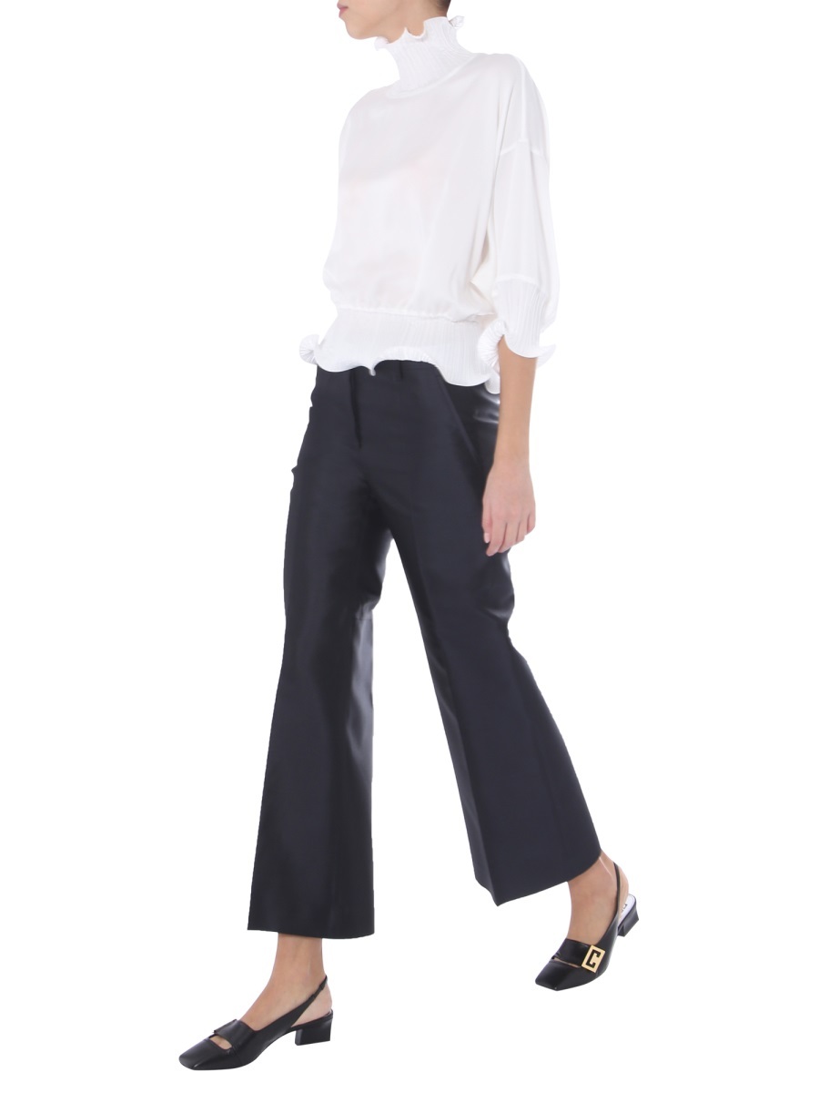 Givenchy Flared Tailored Trousers In Black
