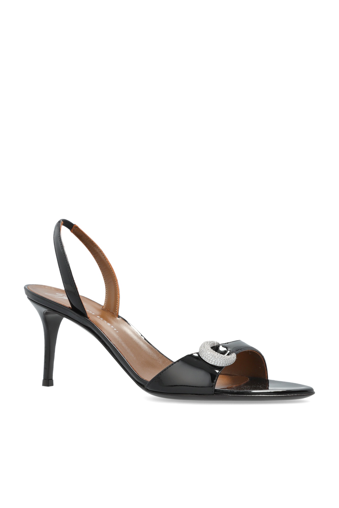 Giuseppe Zanotti 95mm Crystal-embellished Slingback Sandals In Black