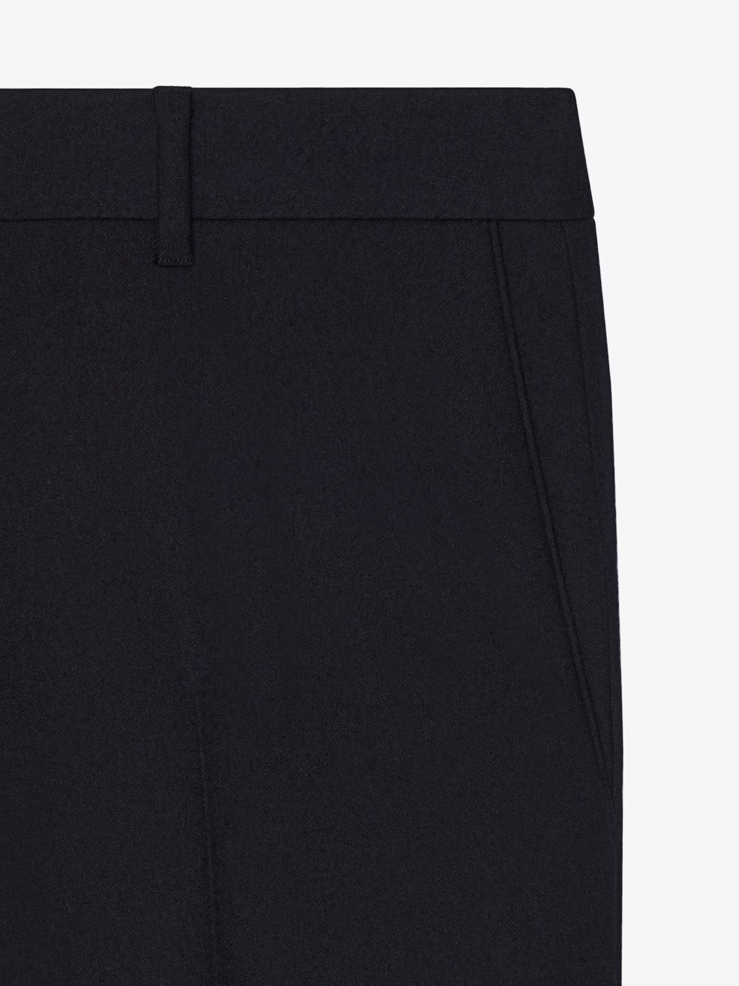 Givenchy Straight-leg Wool-blend Trousers In Blue
