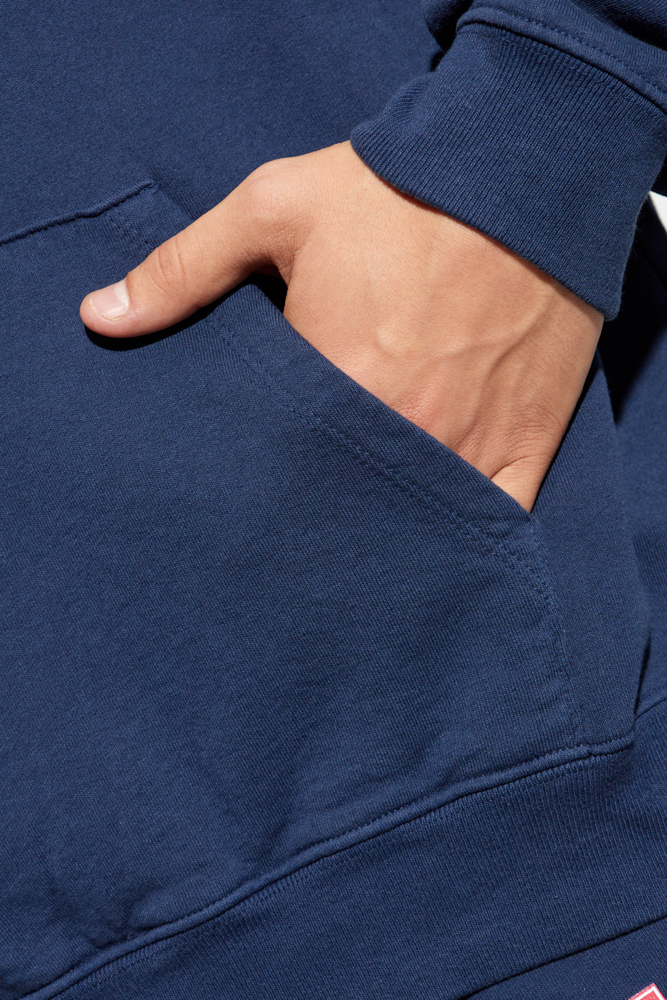 Sporty And Rich Long-sleeved Sweater In Blue