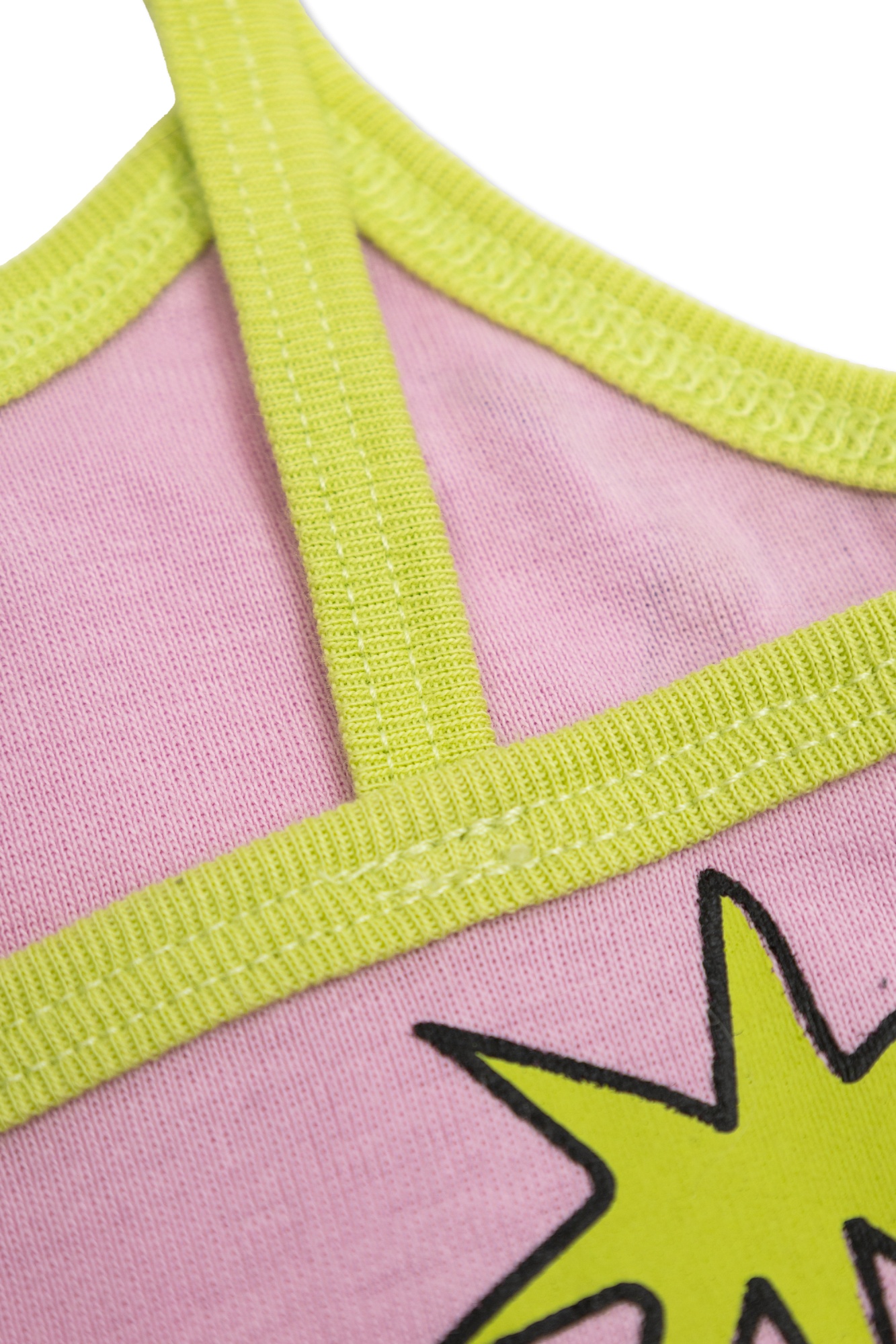 Stella Mccartney Printed Tank Tops (pack Of Seven) In Pink