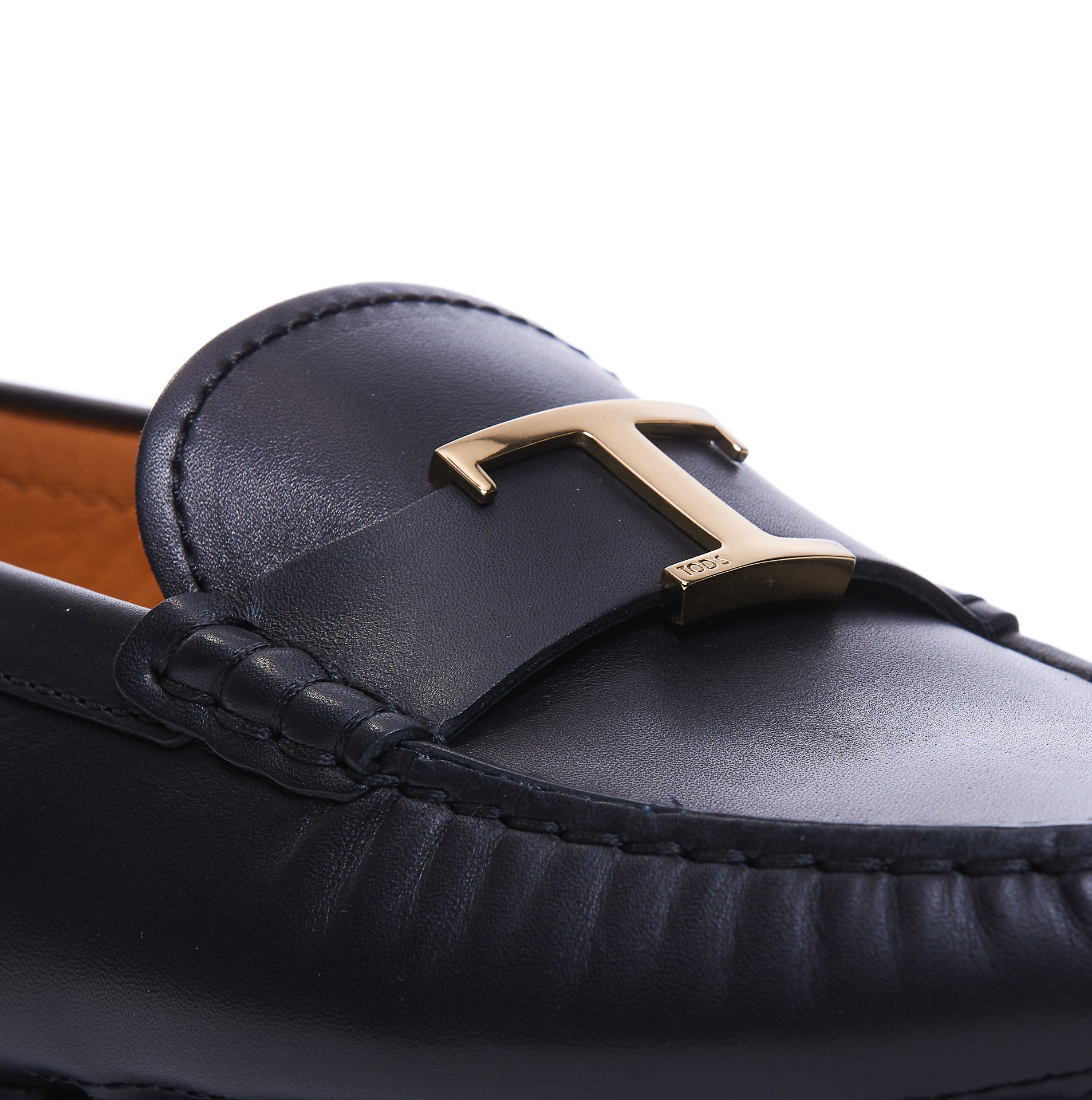 Tod's Gommino Leather Loafers In Black