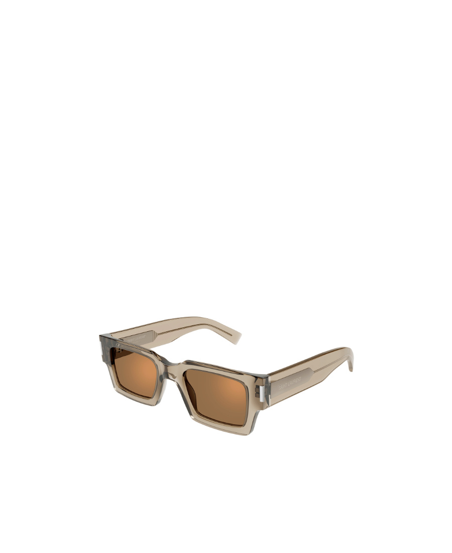 Saint Laurent Eyewear Core Square Frame Sunglasses In Brown