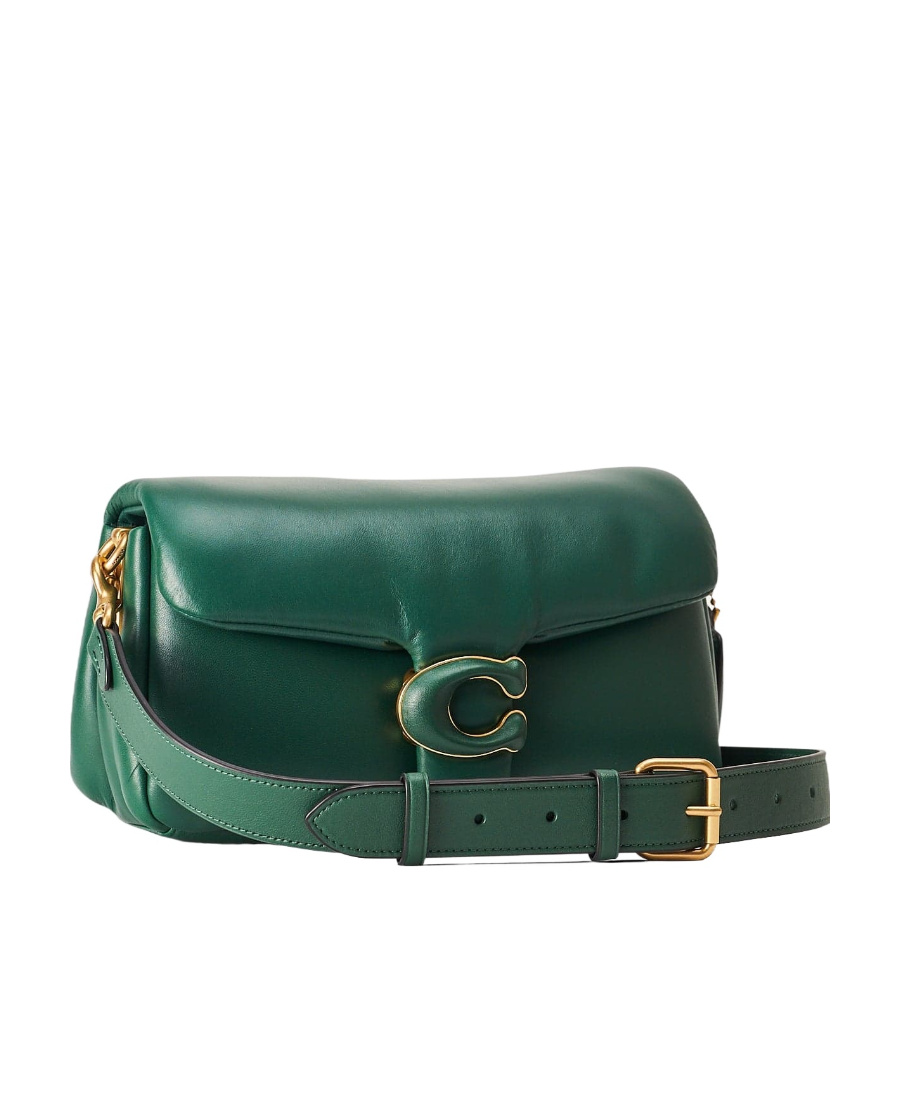 Coach Plain Shoulder Bag In Green