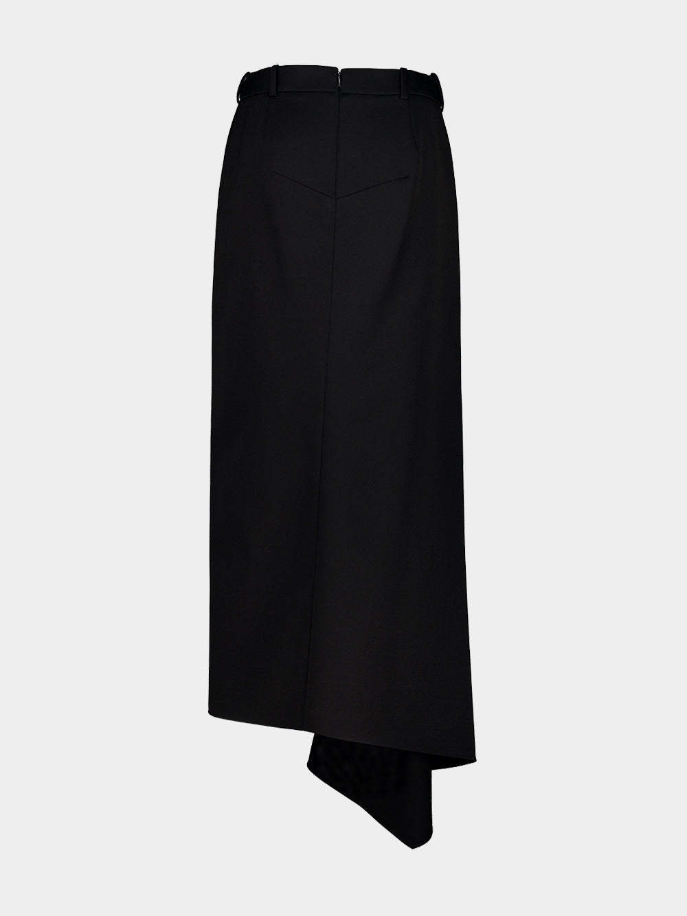 Givenchy Asymmetric Skirt In Black