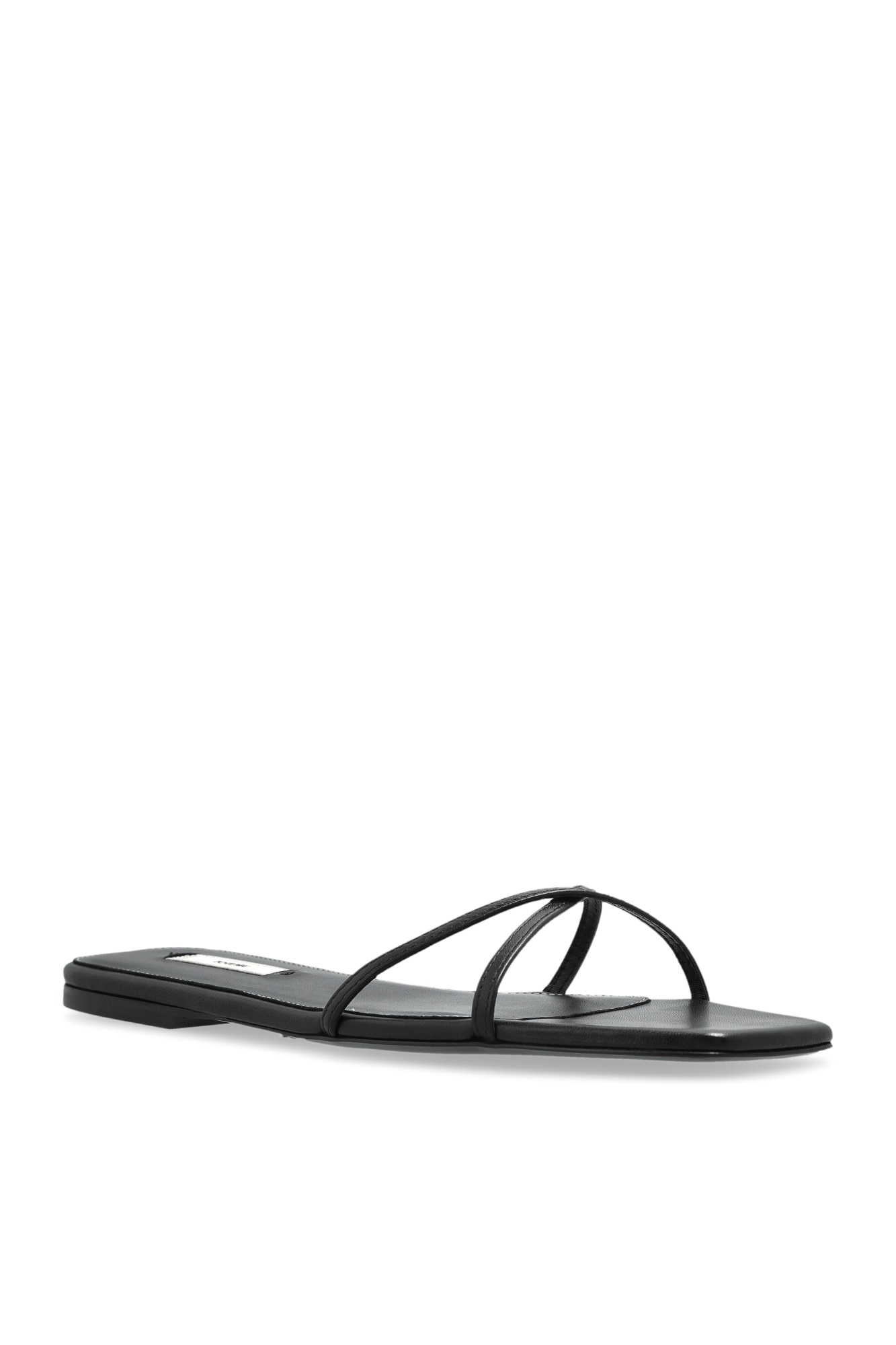 Totême Crossover Strap Square Open Toe Sandals