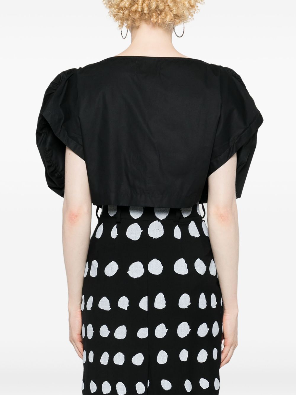 Vivienne Westwood Women Heart Asymmetric Cotton Top In Black