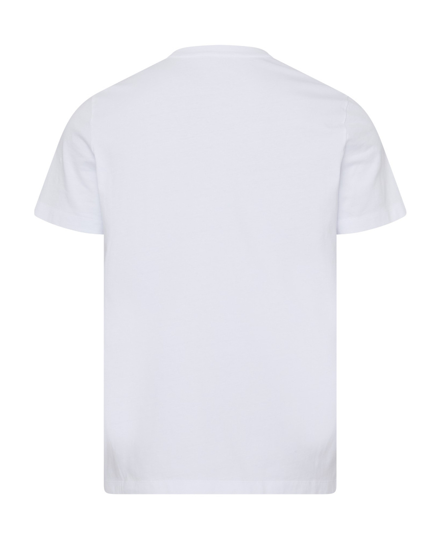 Moncler T-shirt With Flocked Logo In White