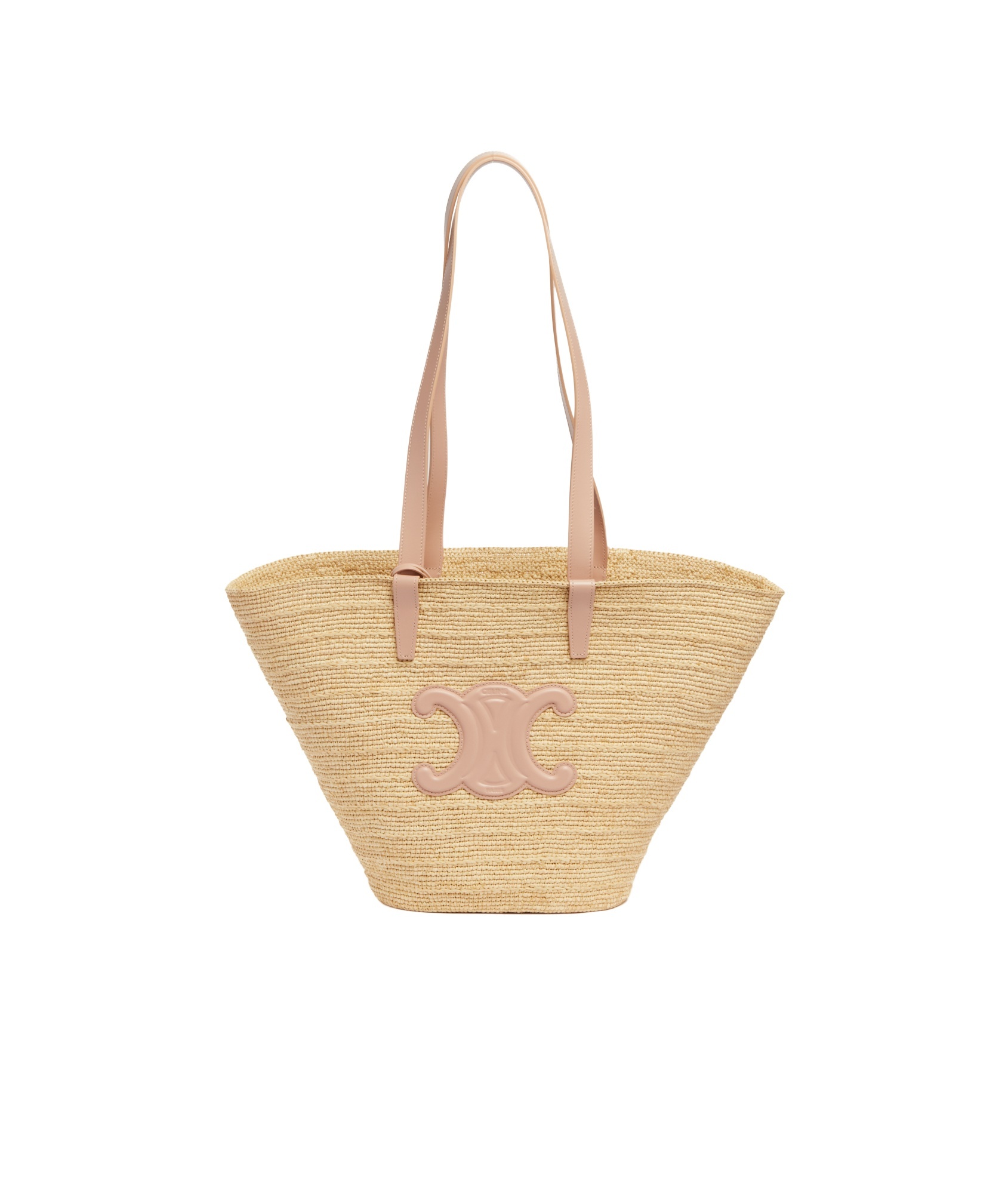 Celine Women Panier Media Borsa Shopping In Nude