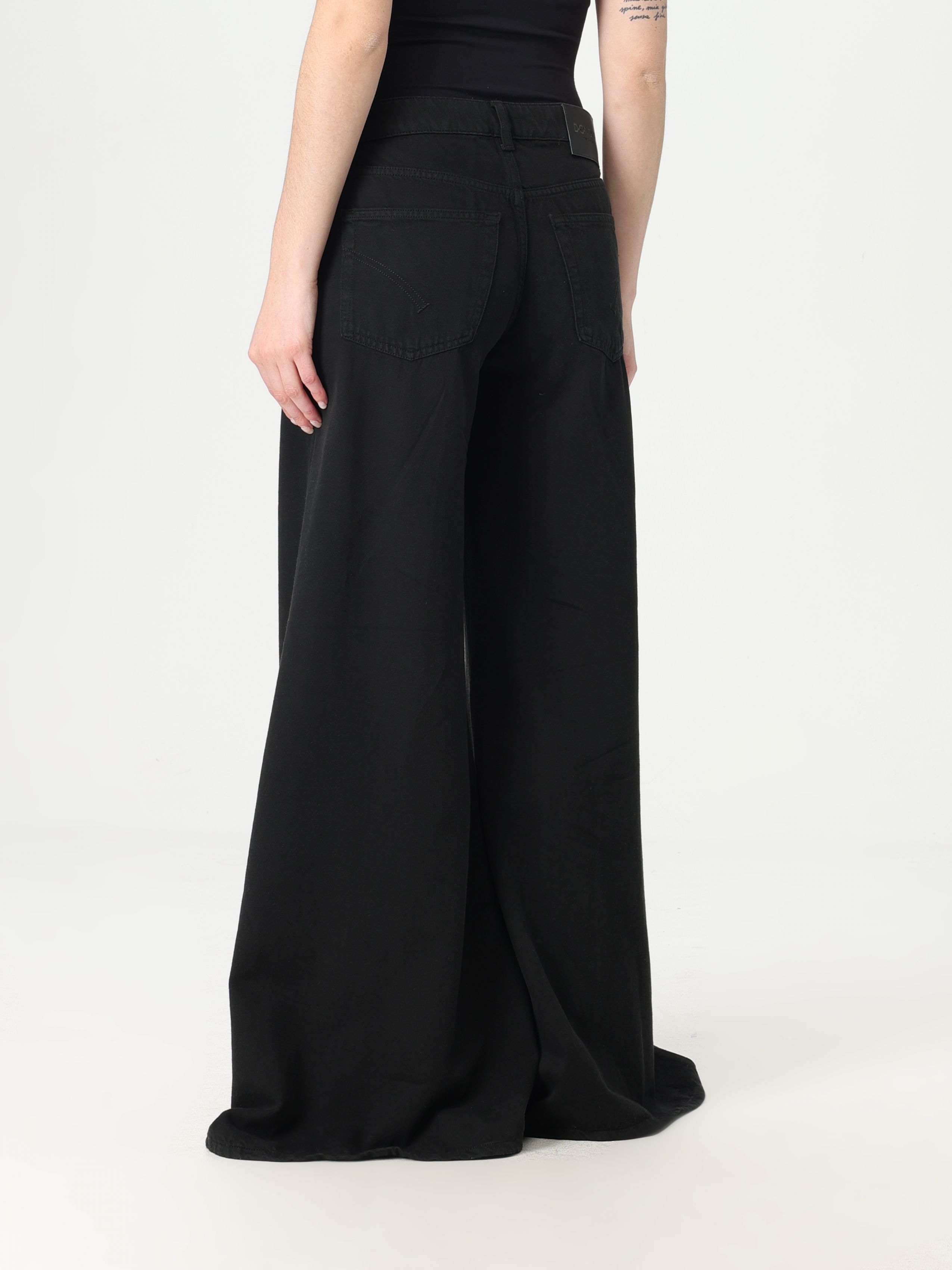 Dondup Marlen - Wide Leg Jeans In Black
