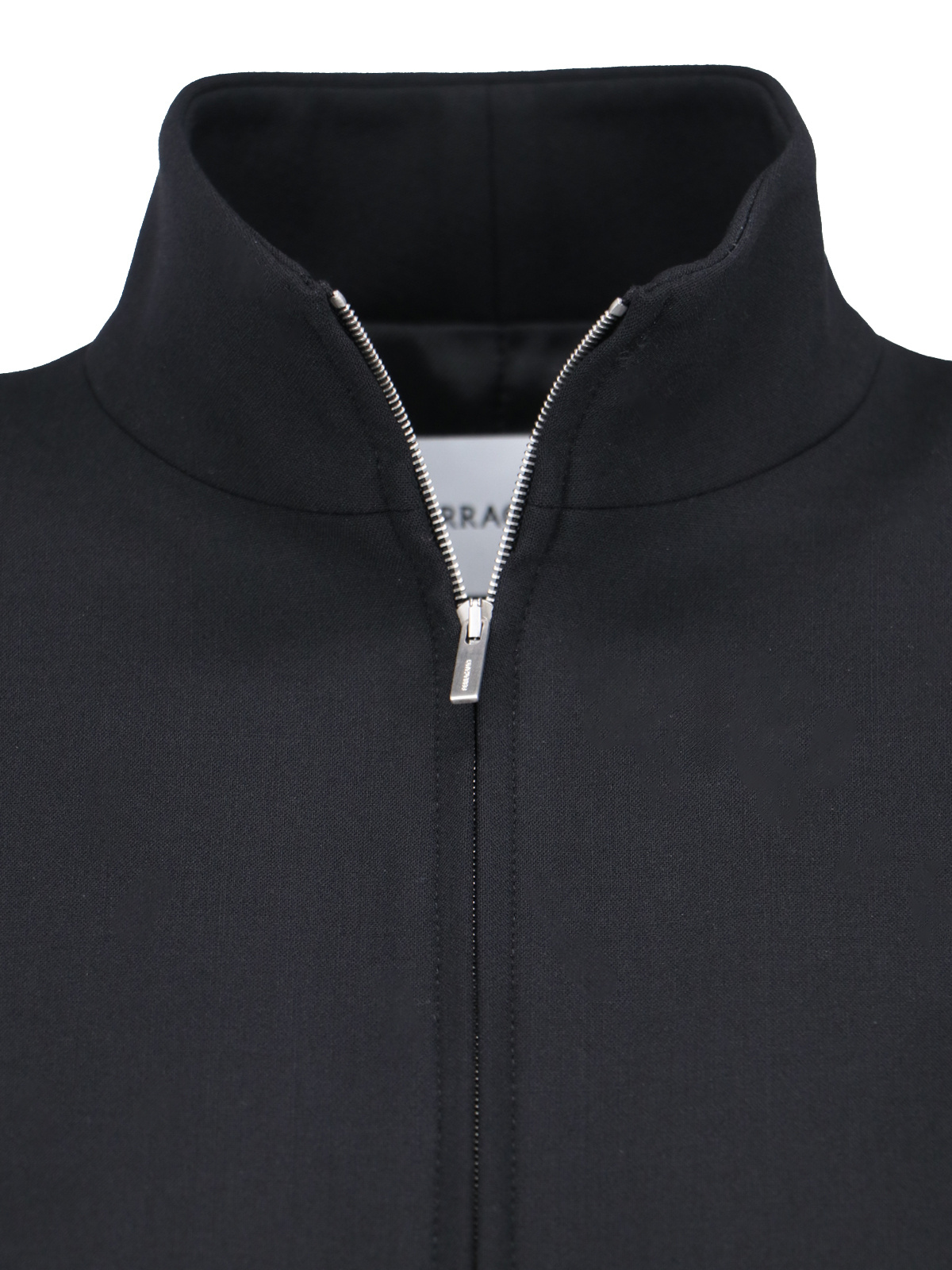 FERRAGAMO VERTICAL COLLAR FIRST SHEARING WOOL CASUAL JACKET