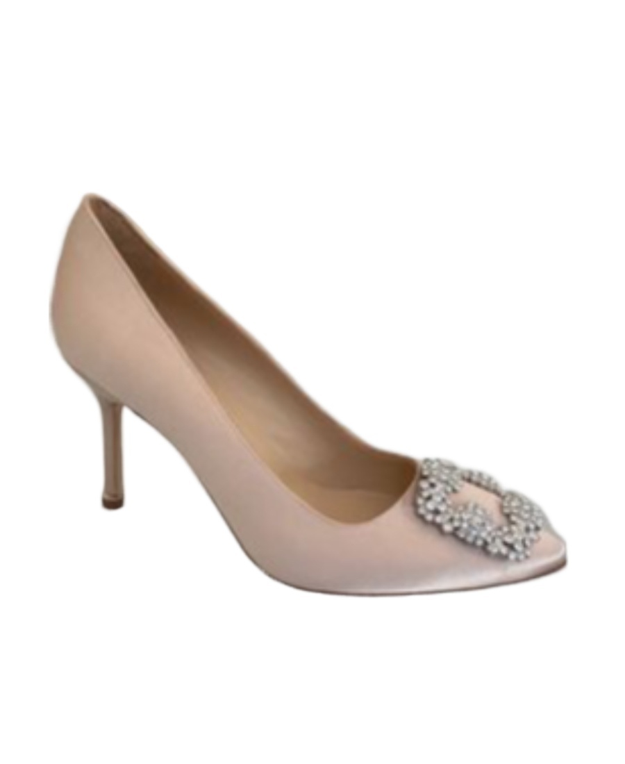 MANOLO BLAHNIK LOGO HIGH HEELS