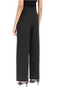 Ganni High-waist Tailored Trousers In Black