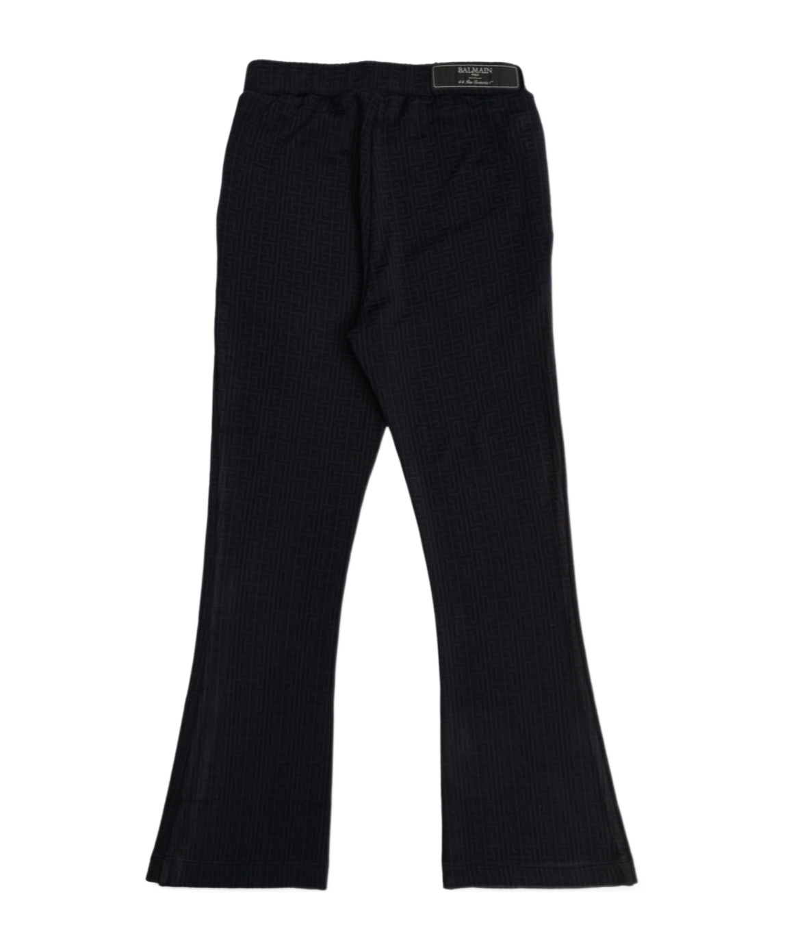 Balmain Elastic Waist Casual Pants In Black