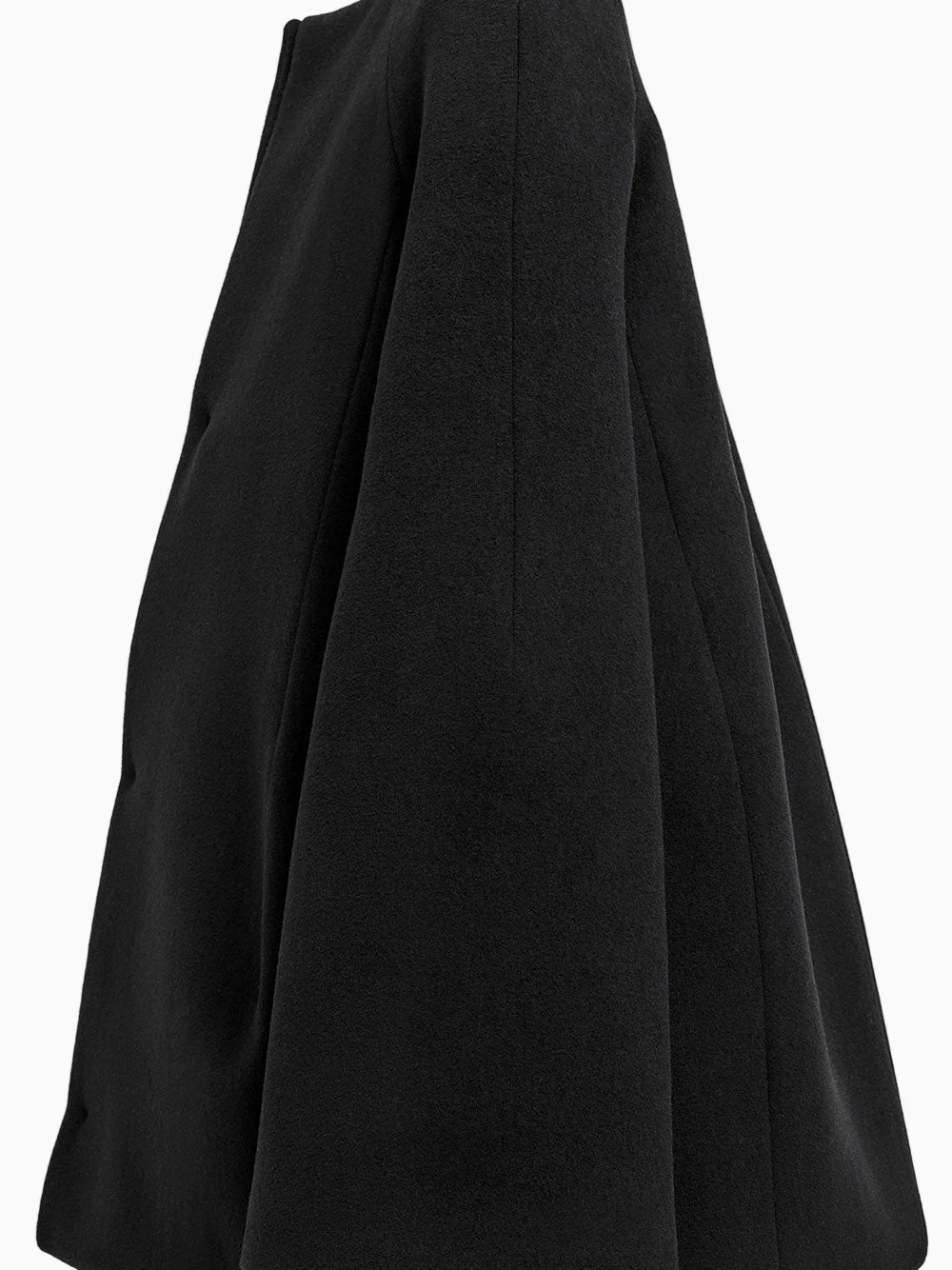 Totême Crew Neck Long Sleeve Casual Jacket In Black