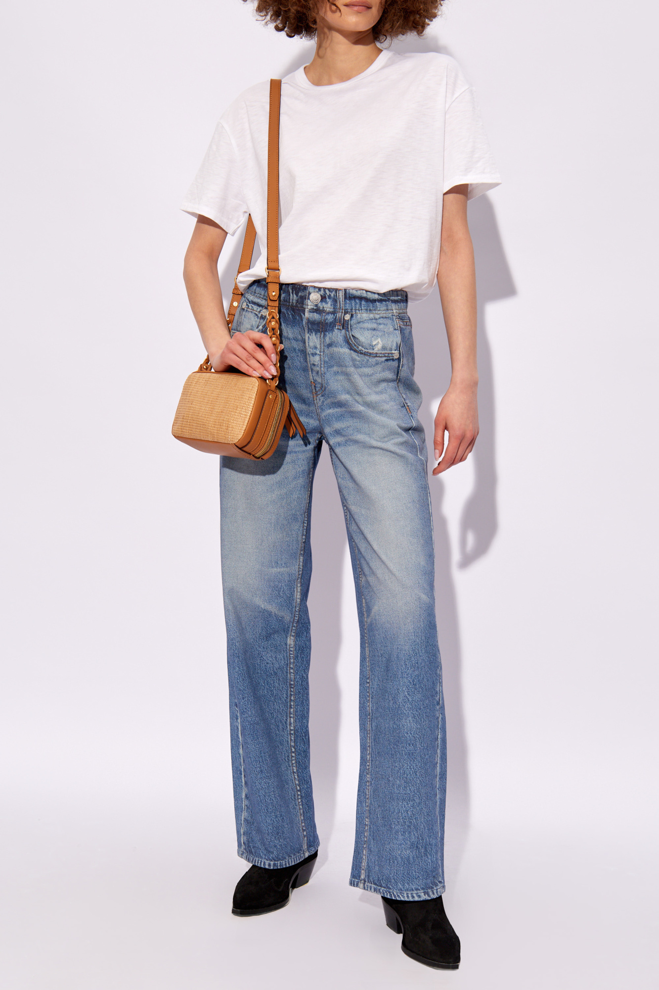 Rag & Bone Short-sleeved T-shirt In White