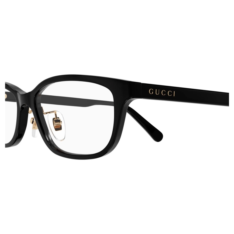 Gucci Eyewear Rectangle Framed Glasses In Black