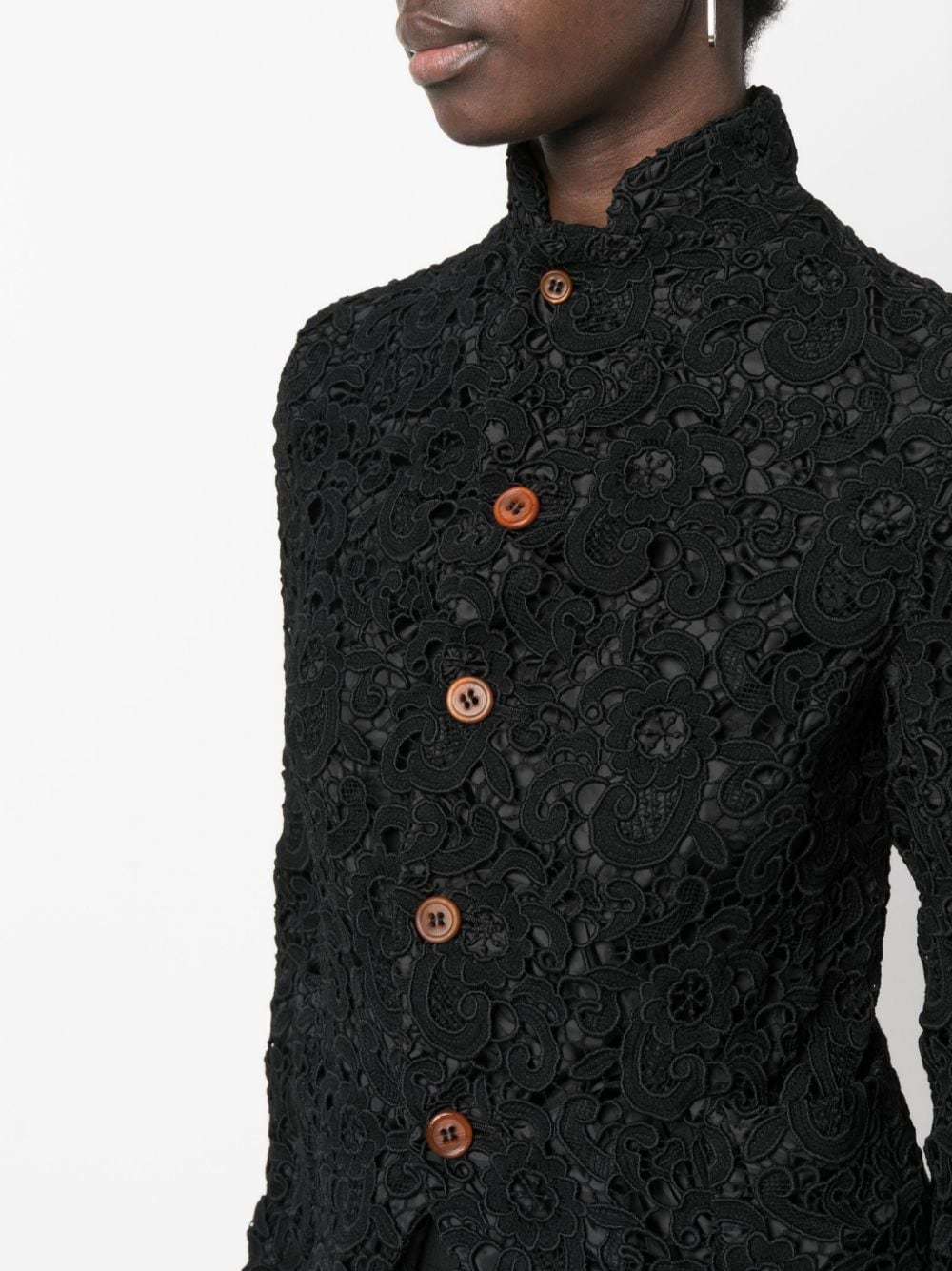 COMME DES GARÇONS LONG-SLEEVED BUTTON CASUAL JACKET